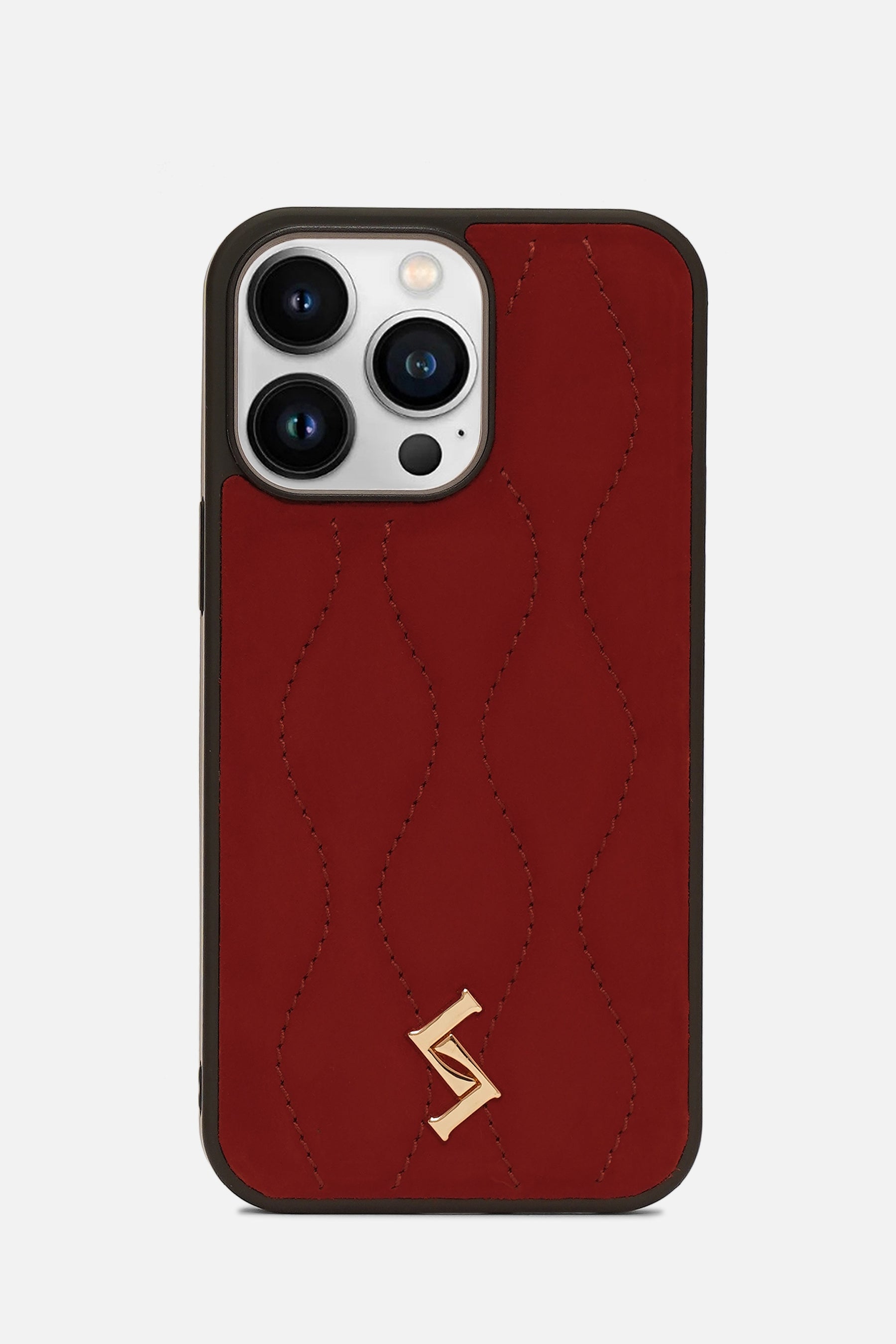 iPhone Case - Puffer Diamond Curves Monogram™ - Red