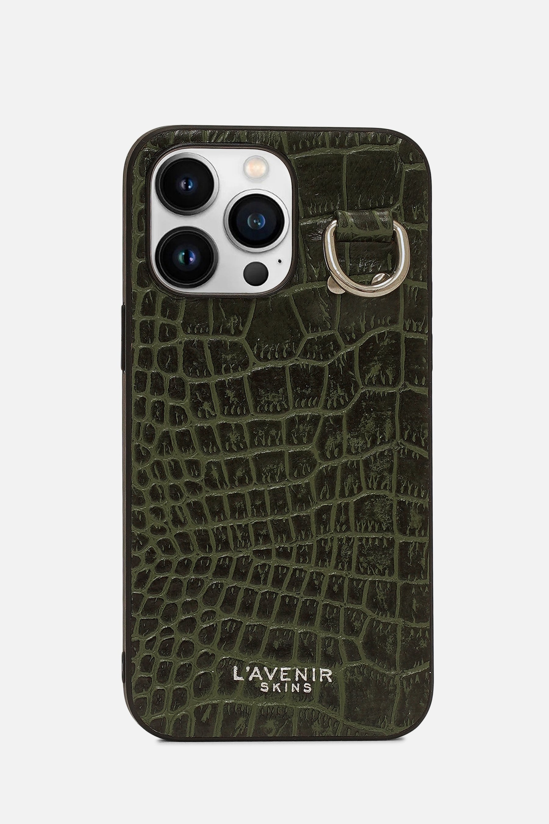 iPhone Case - Luxe Chained  - Deep Lichen Green