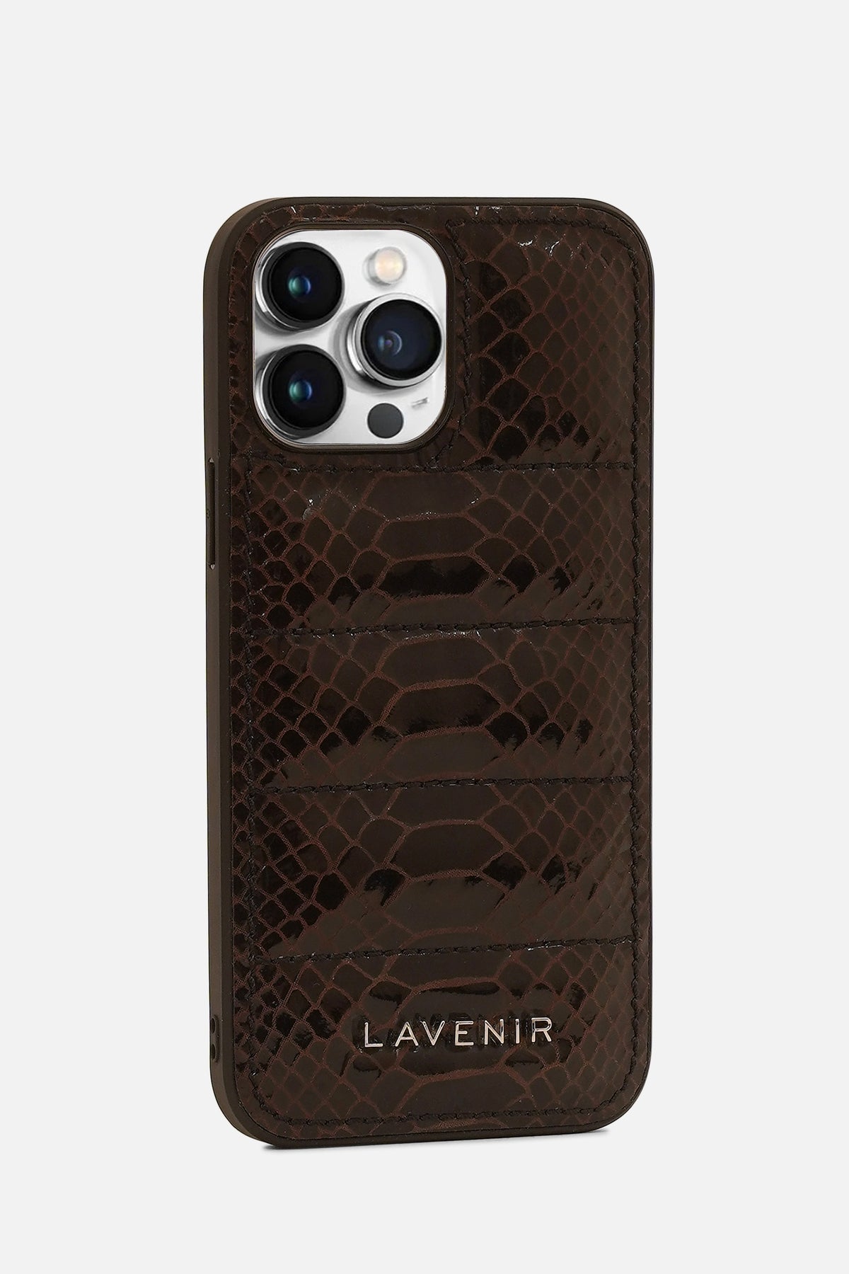 Iphone Puffer Case - Quilted - Snake Print