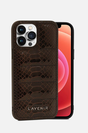 Iphone Puffer Case - Quilted - Snake Print