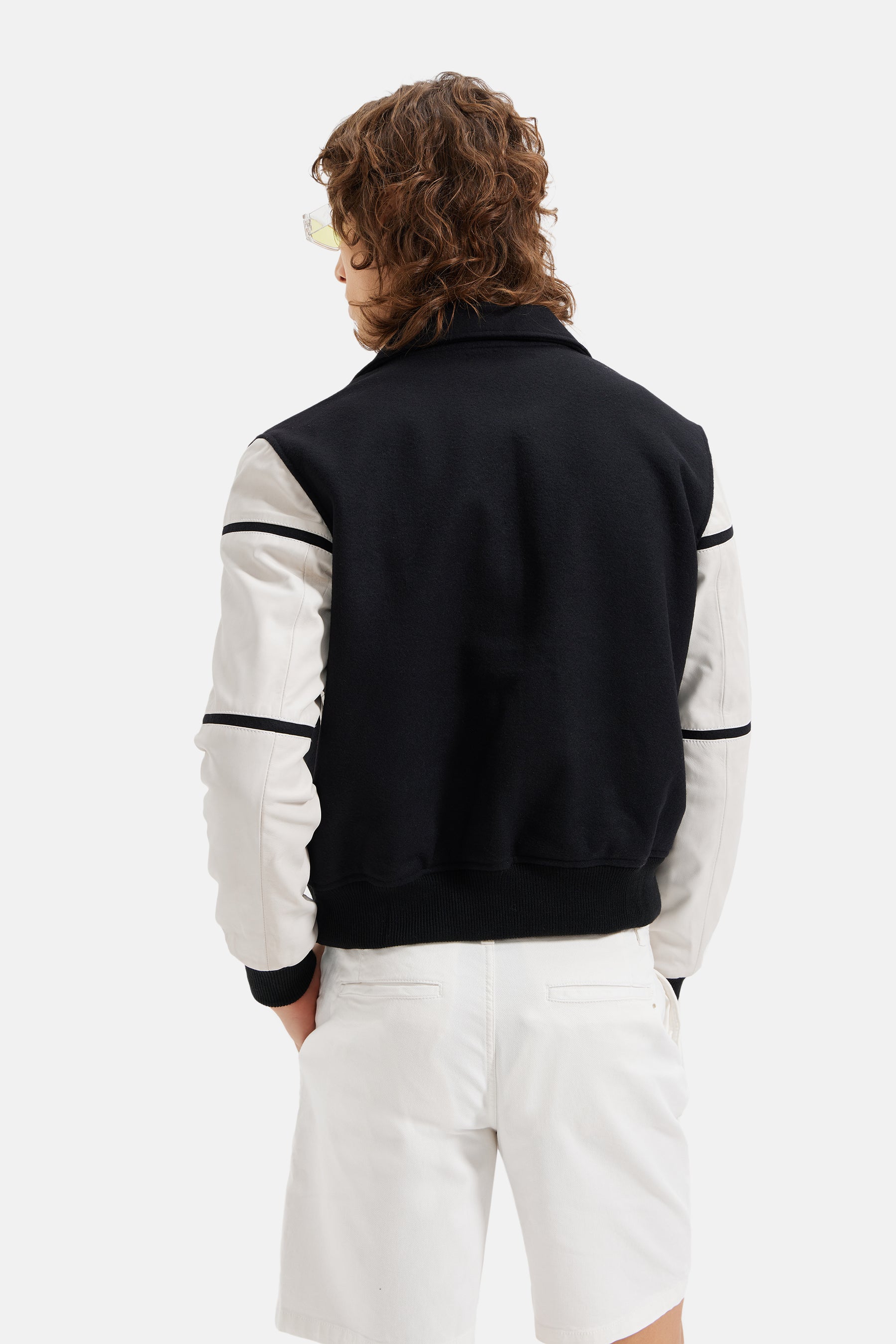 Cosmo - L'avenir Asia 2020 Varsity Jacket - Black & White