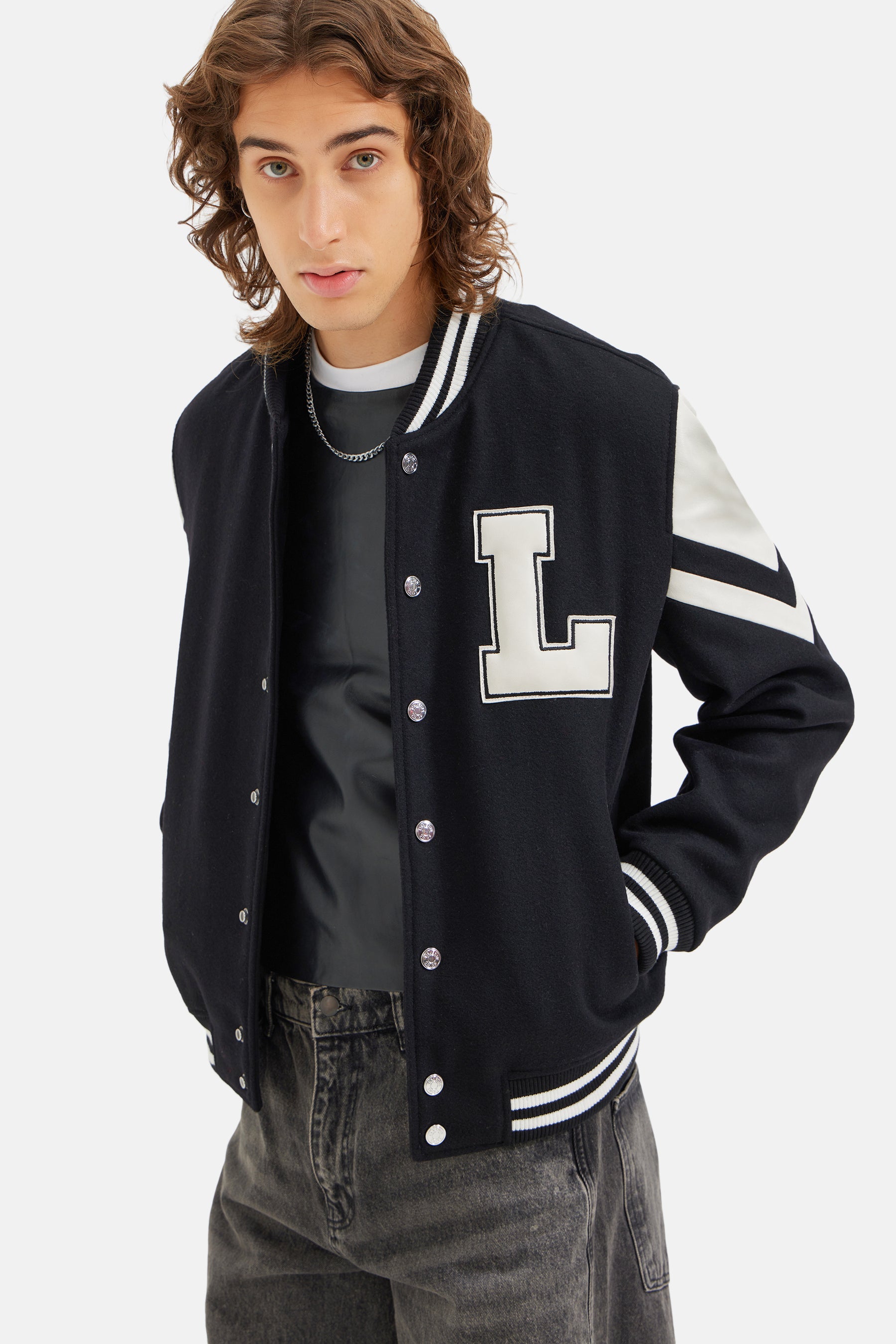 Sonic - L'avenir Teddy Jacket - Black & White