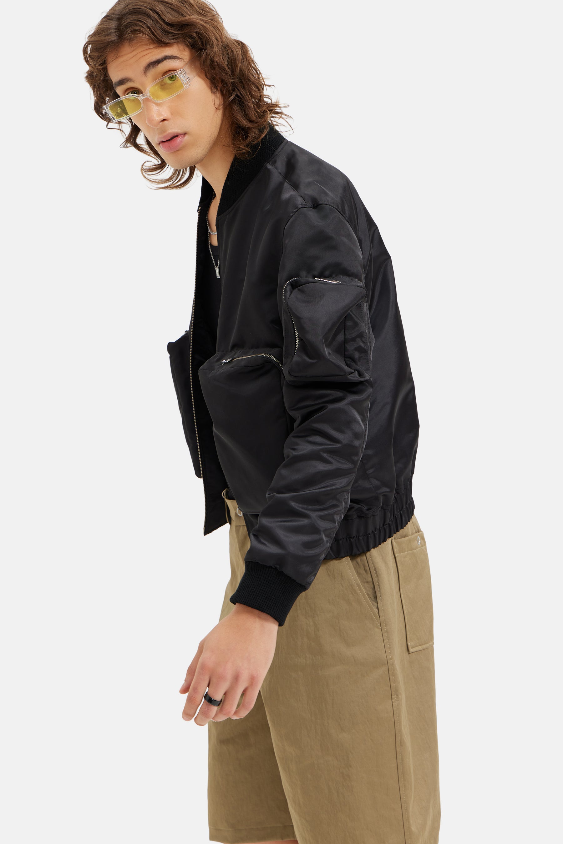 Drake - Nylon Utility Bomber Jacket - Black