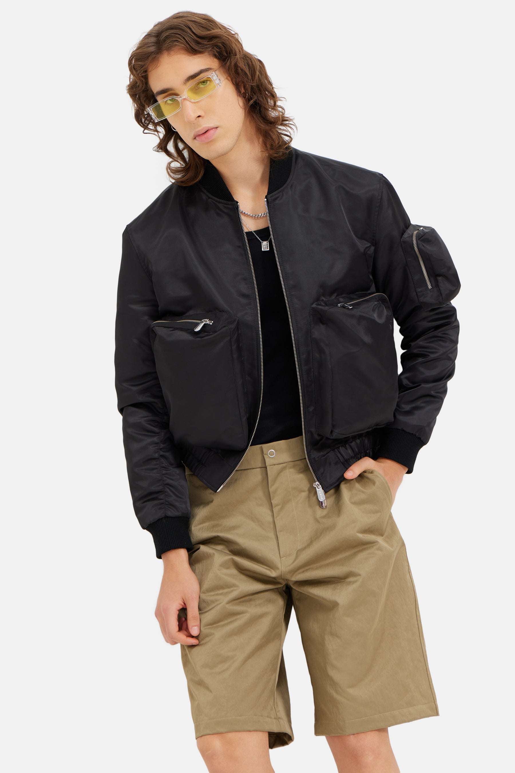 Drake - Nylon Utility Bomber Jacket - Black