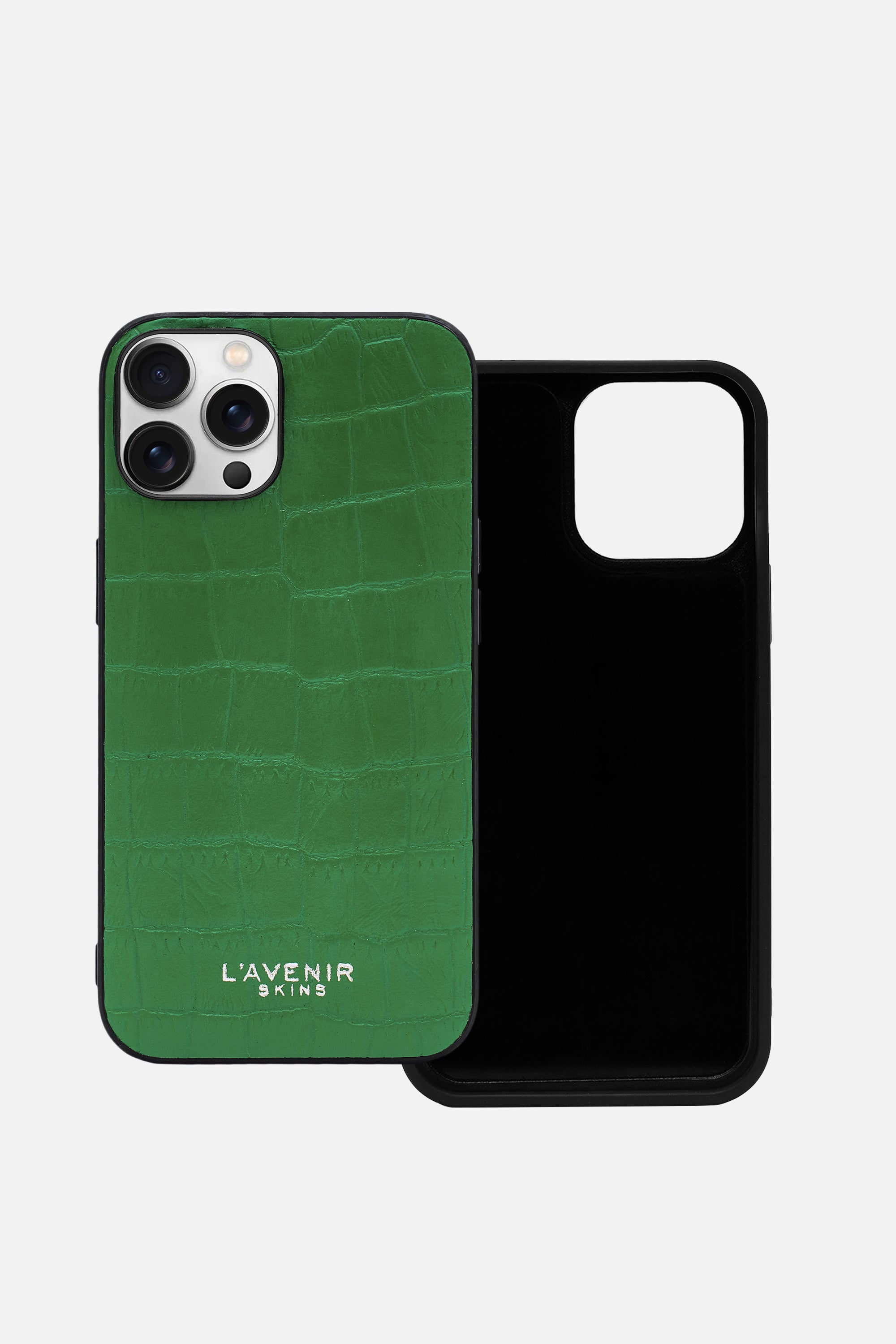 iPhone Croco Case - Emerald Green