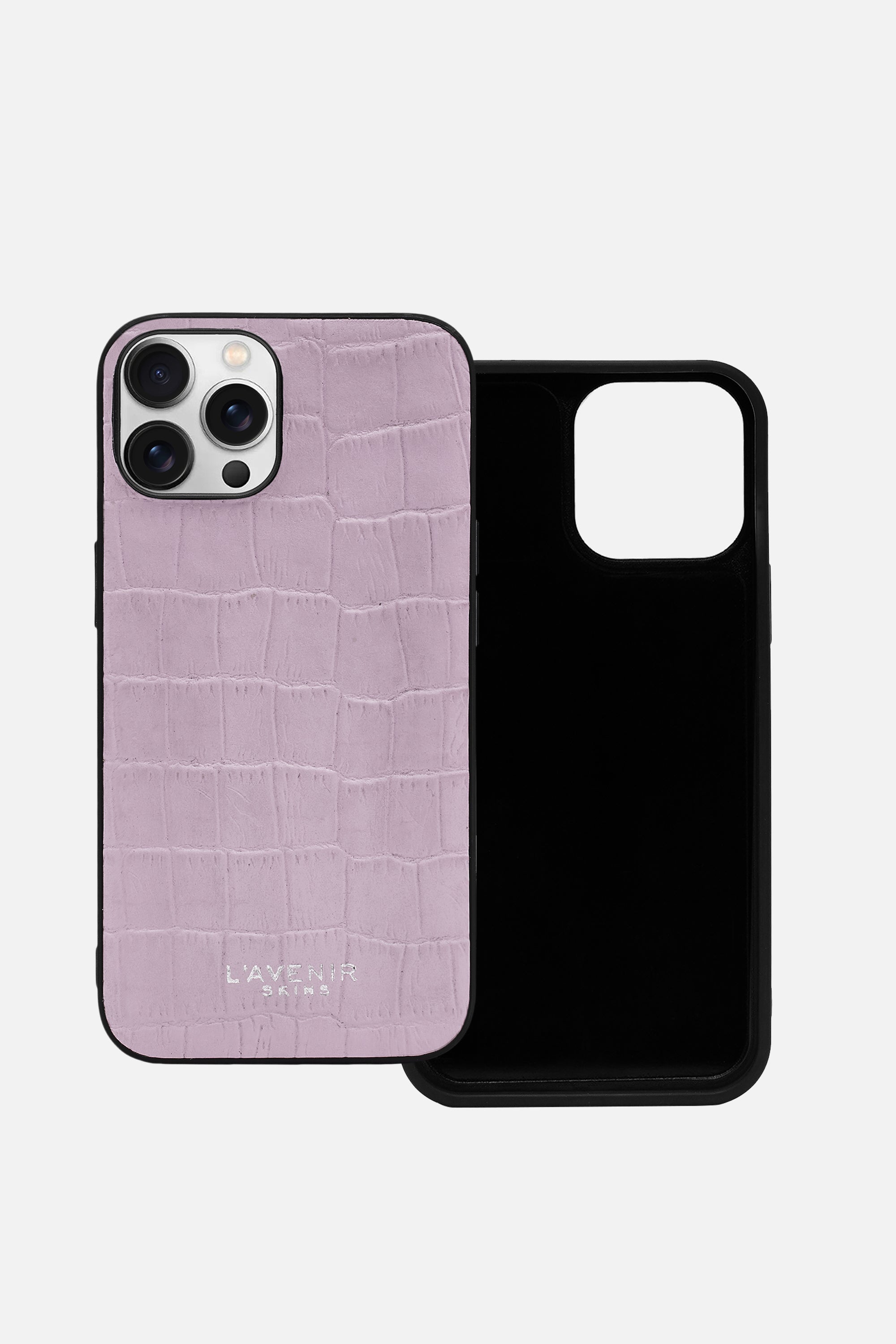 iPhone Croco Case - Lilac