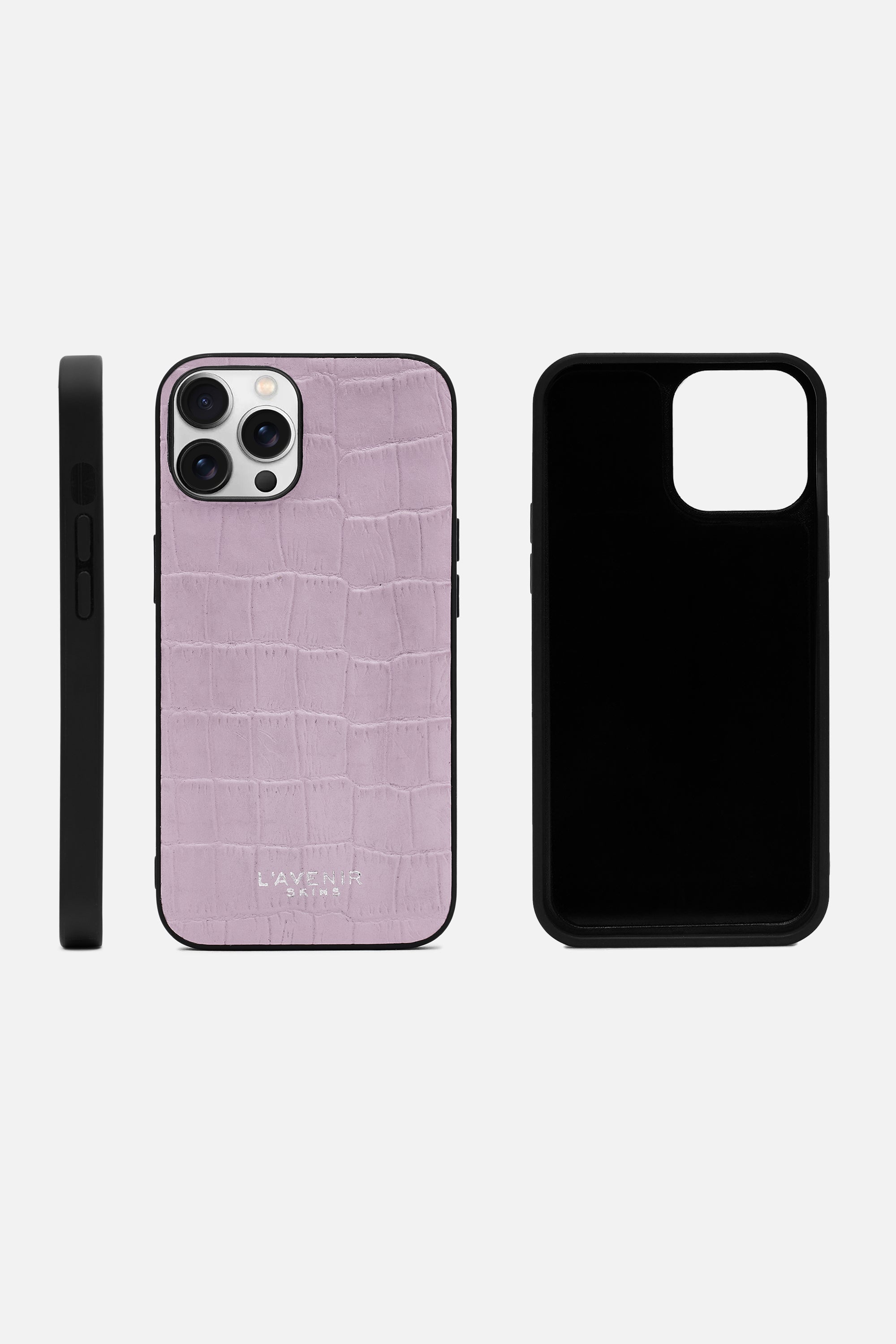 iPhone Croco Case - Lilac