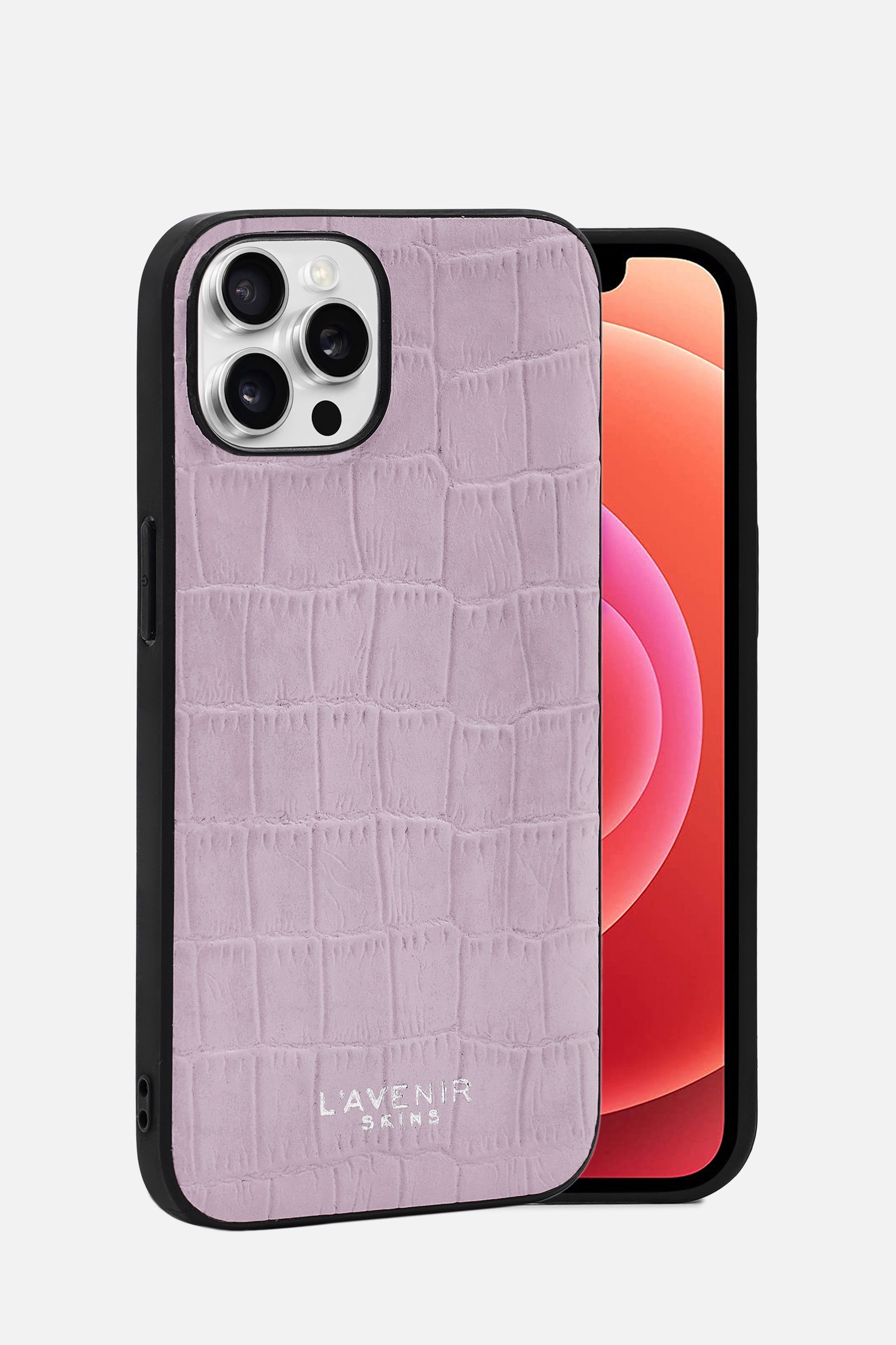 iPhone Croco Case - Lilac