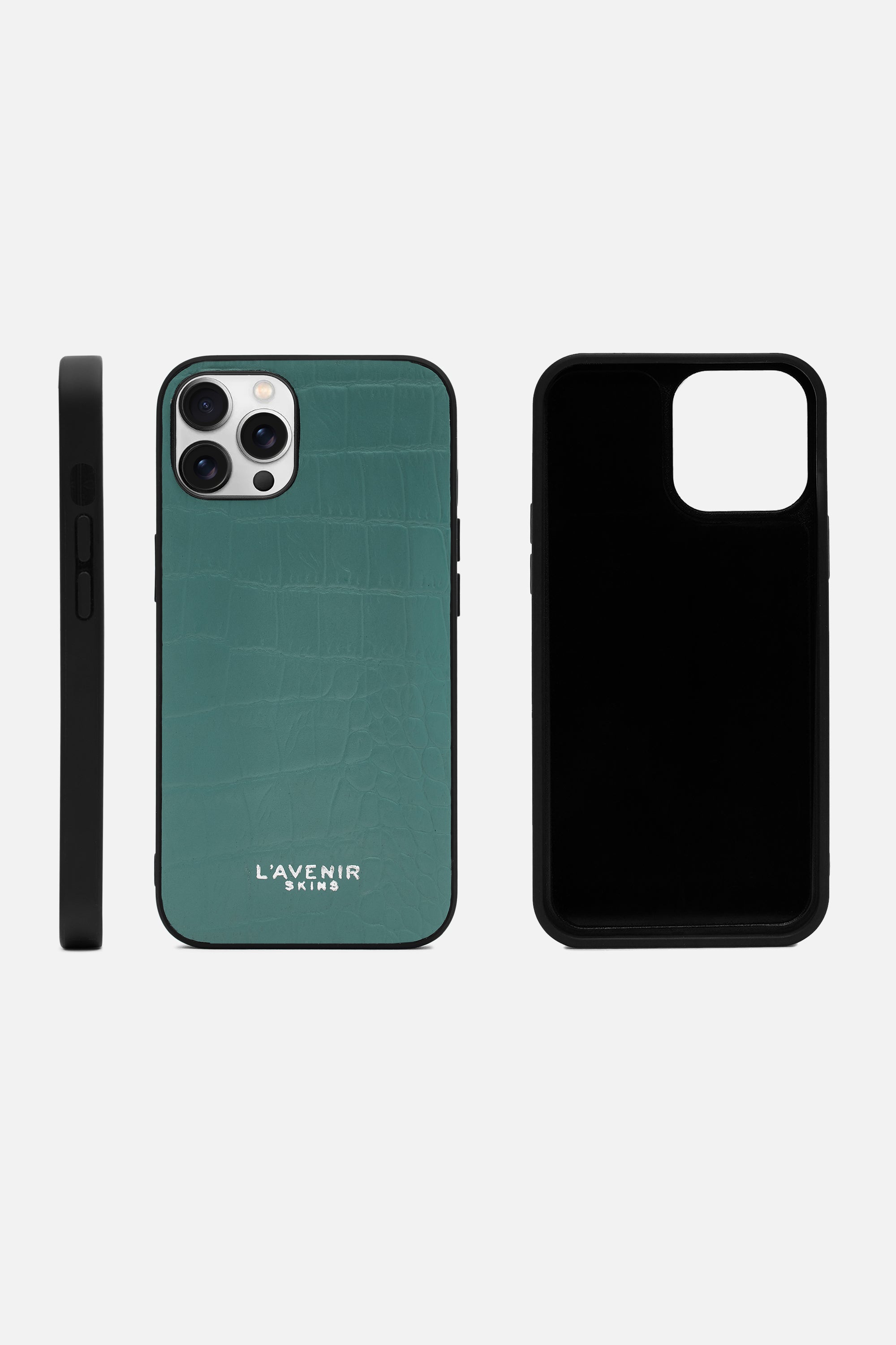 iPhone Croco Case - Bondi Blue