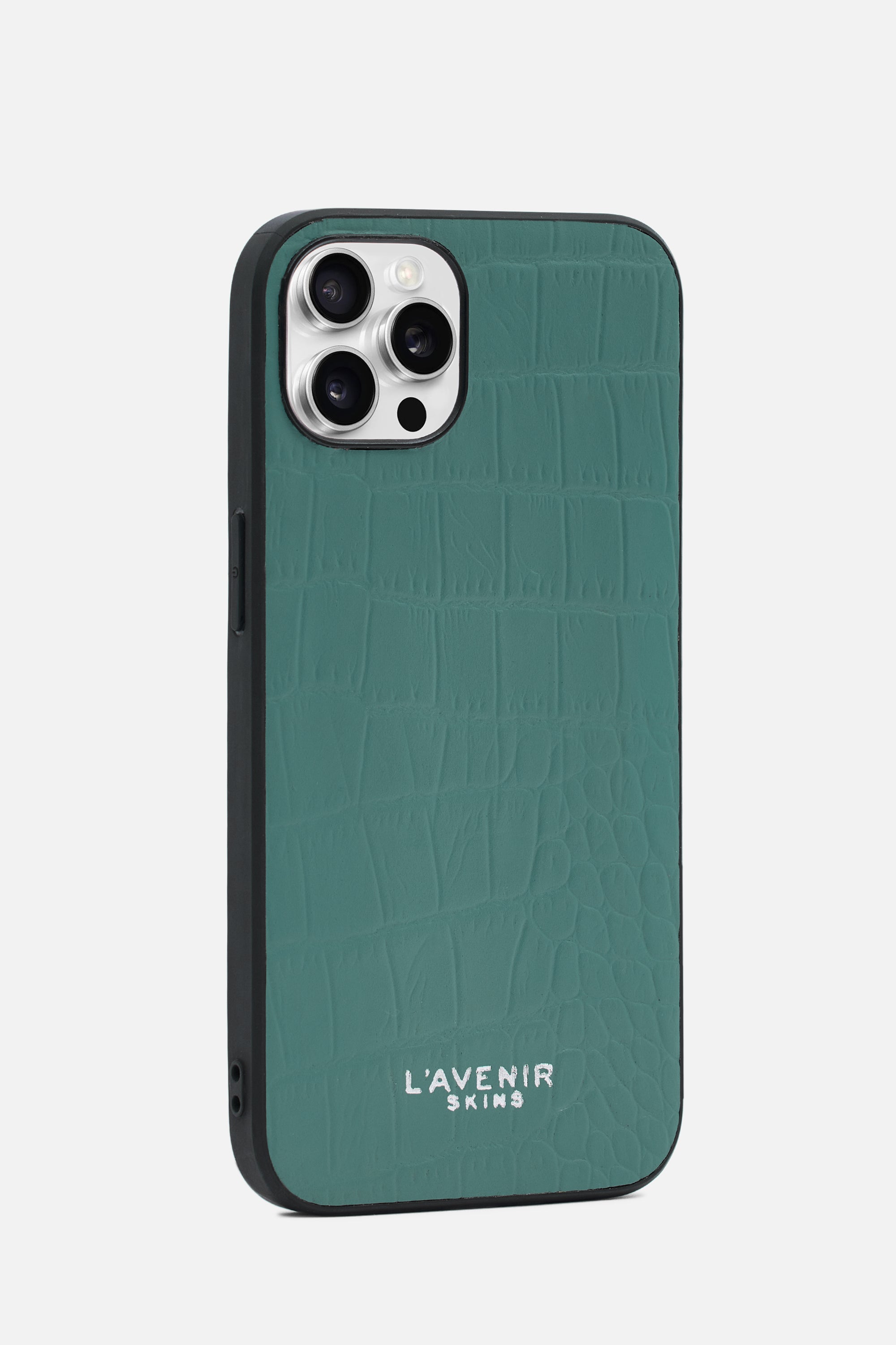 iPhone Croco Case - Bondi Blue