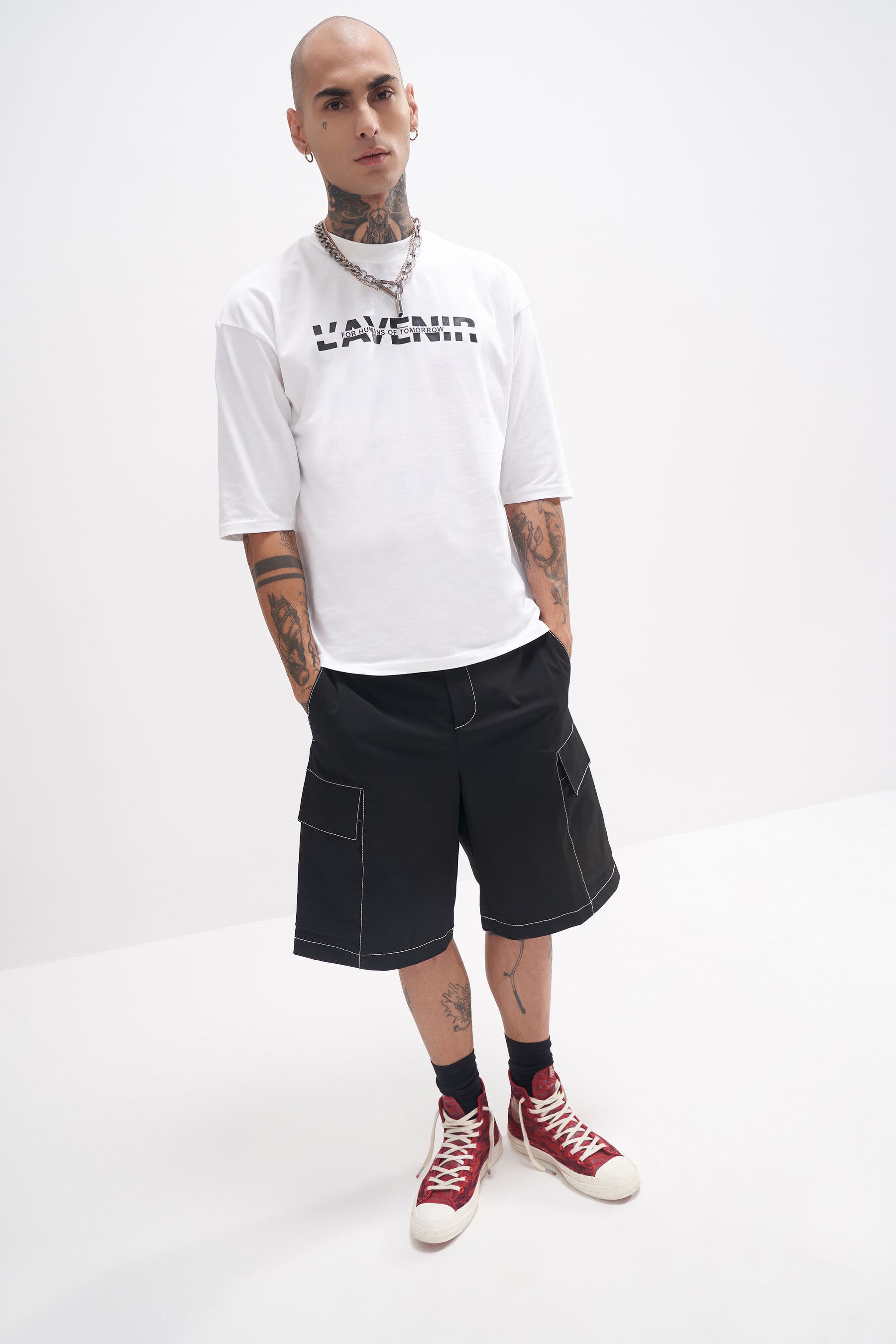 HOT - Signature Oversized Unisex T-shirt - White
