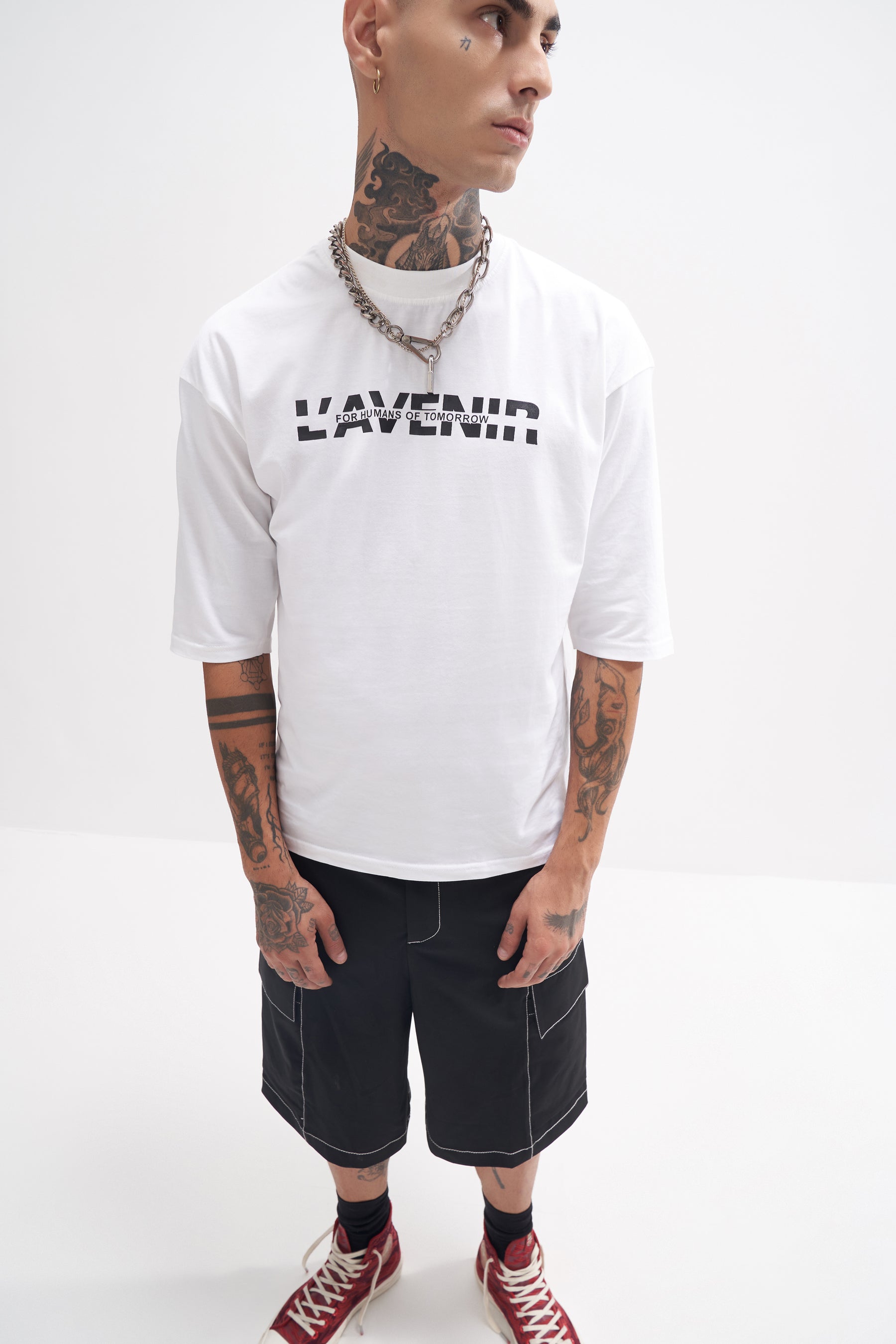 HOT - Signature Oversized Unisex T-shirt - White