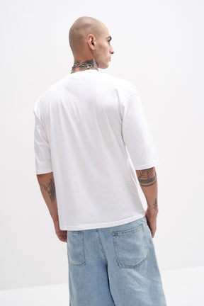 L'VS Puzzled - Oversized Unisex T-shirt - White