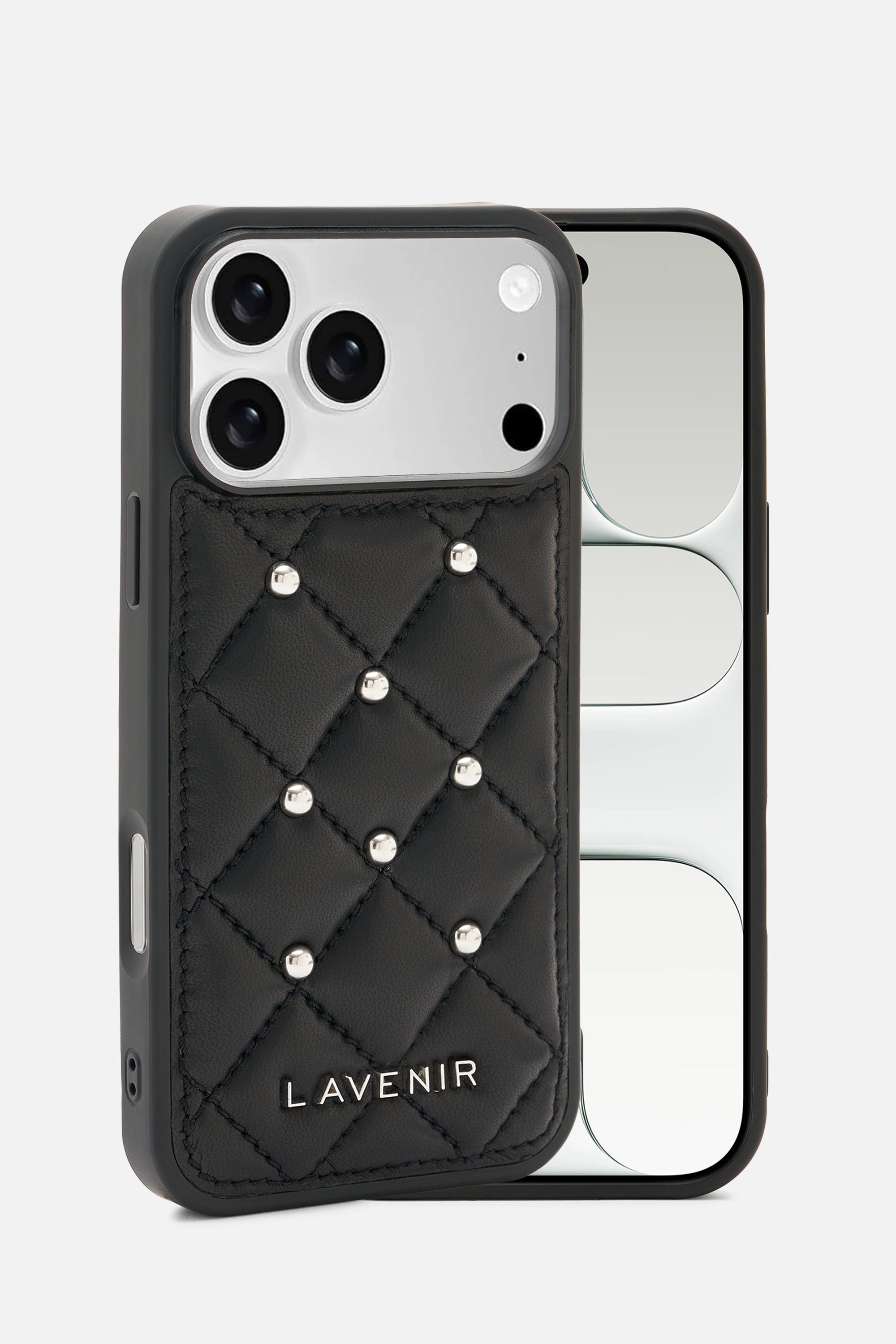 Diamond Quilted Studded Iphone Case