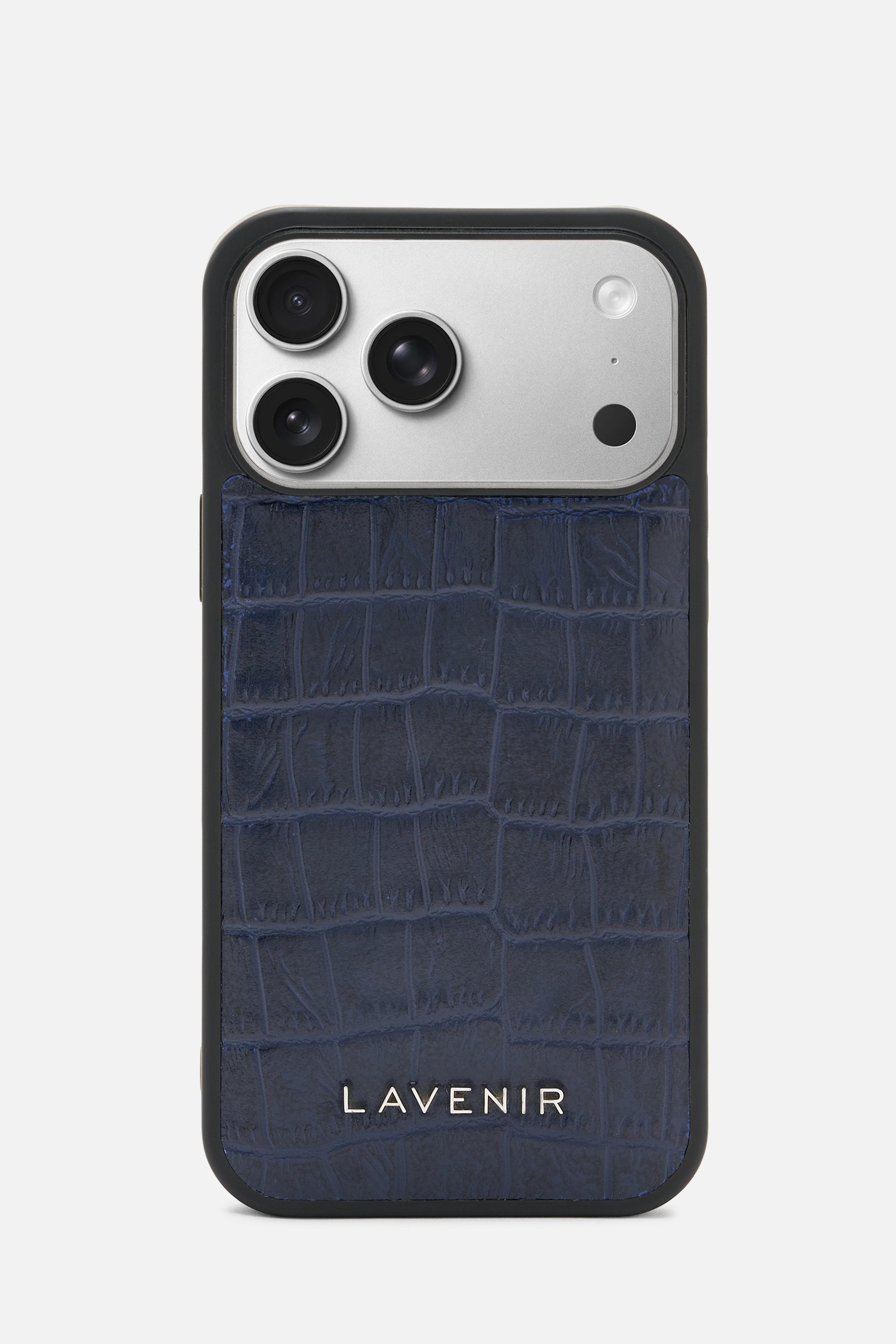 iPhone Croco Case - Ocean Caven Blue