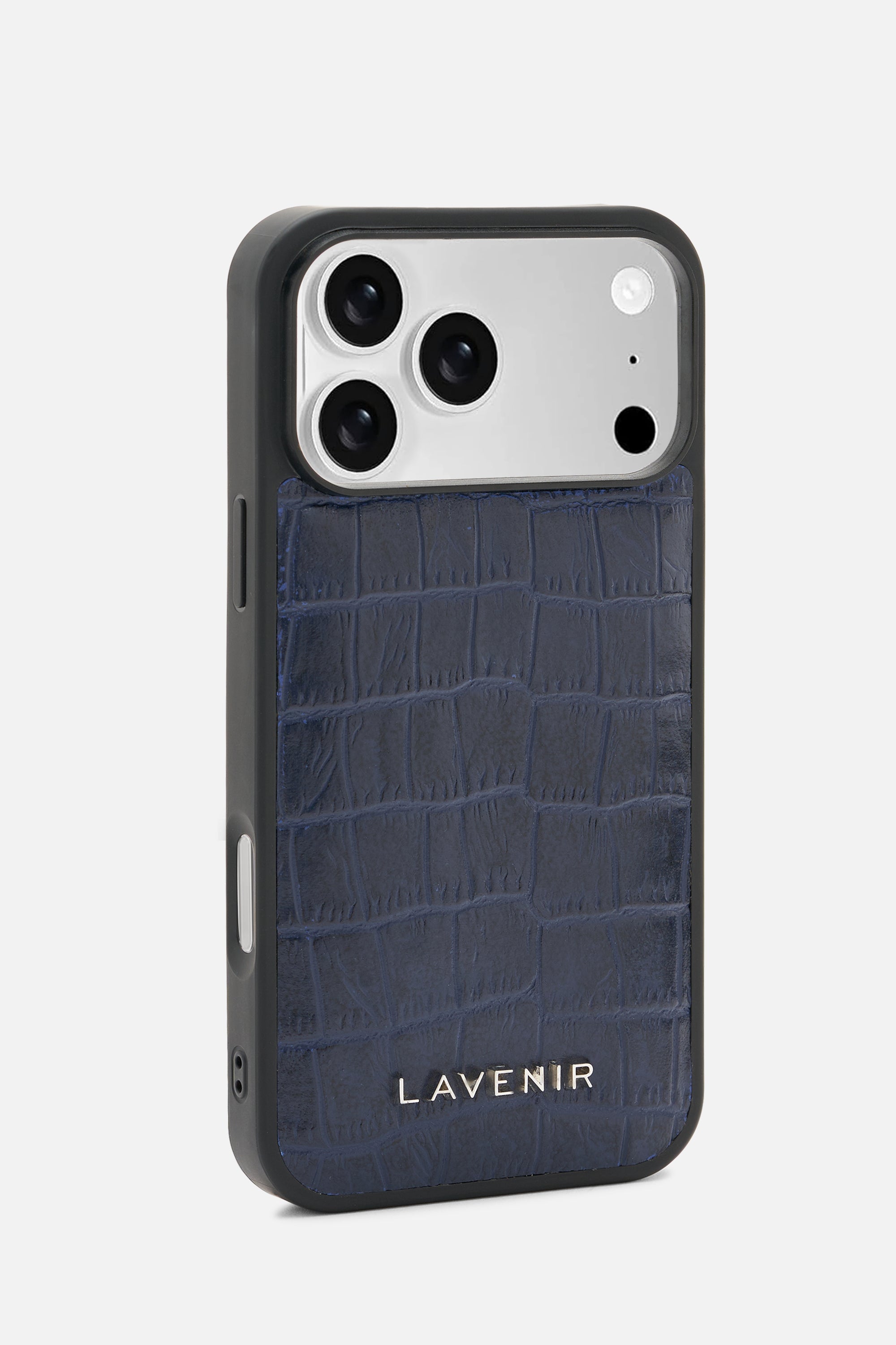 iPhone Croco Case - Ocean Caven Blue