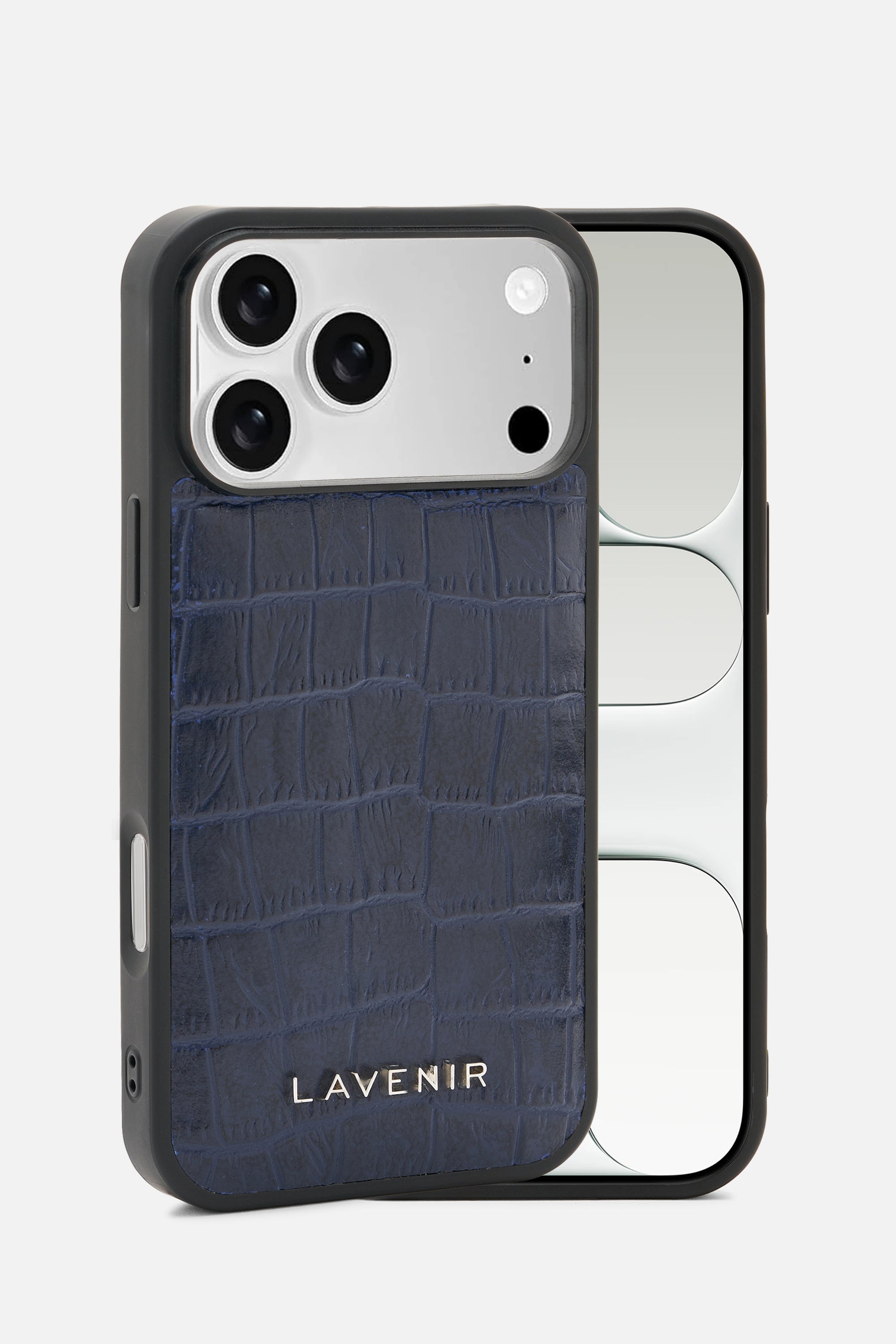 iPhone Croco Case - Ocean Caven Blue