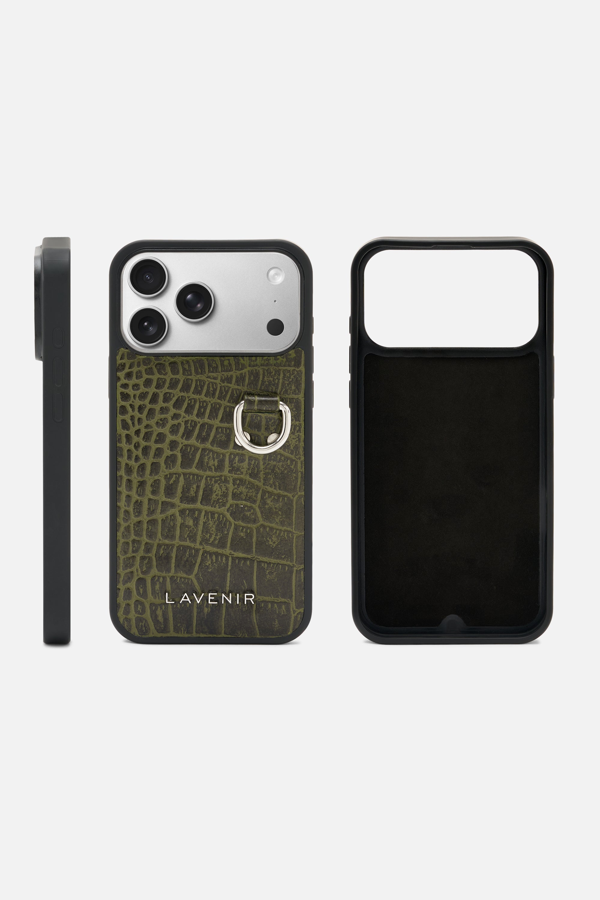 iPhone Case - Luxe Chained  - Deep Lichen Green