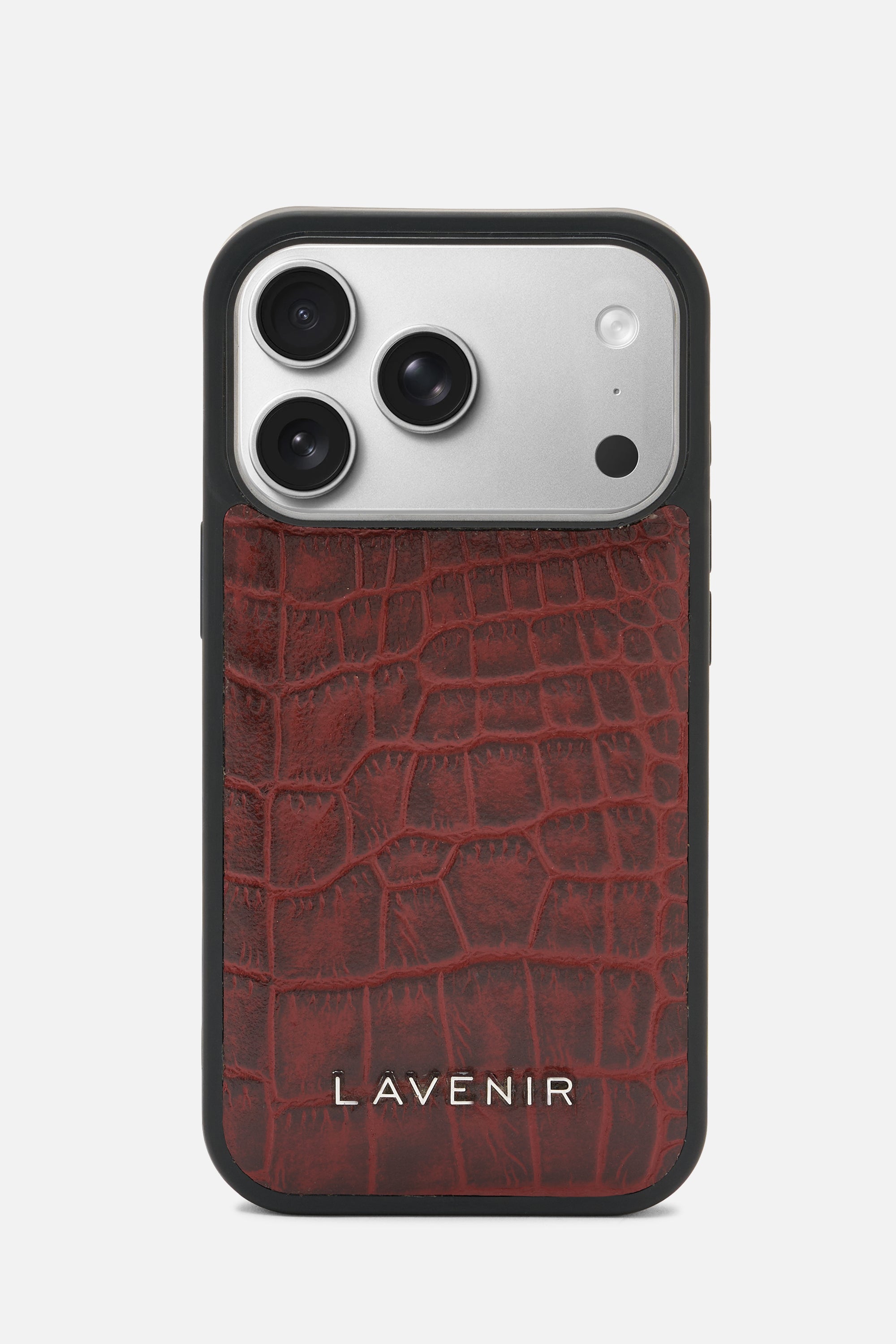 iPhone Croco Case - Red Potting Soil