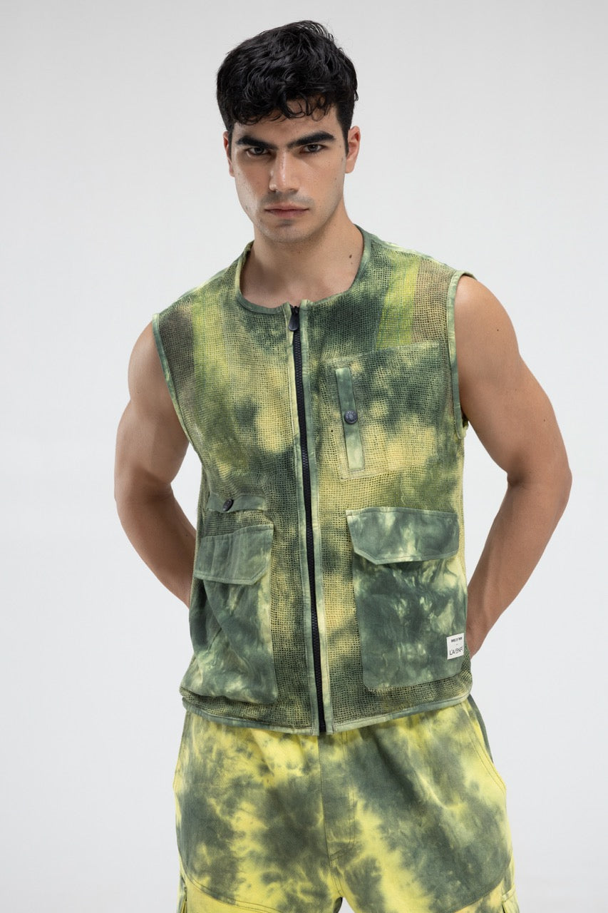 Mesh Rave Gillet Nero Mesh Gilet