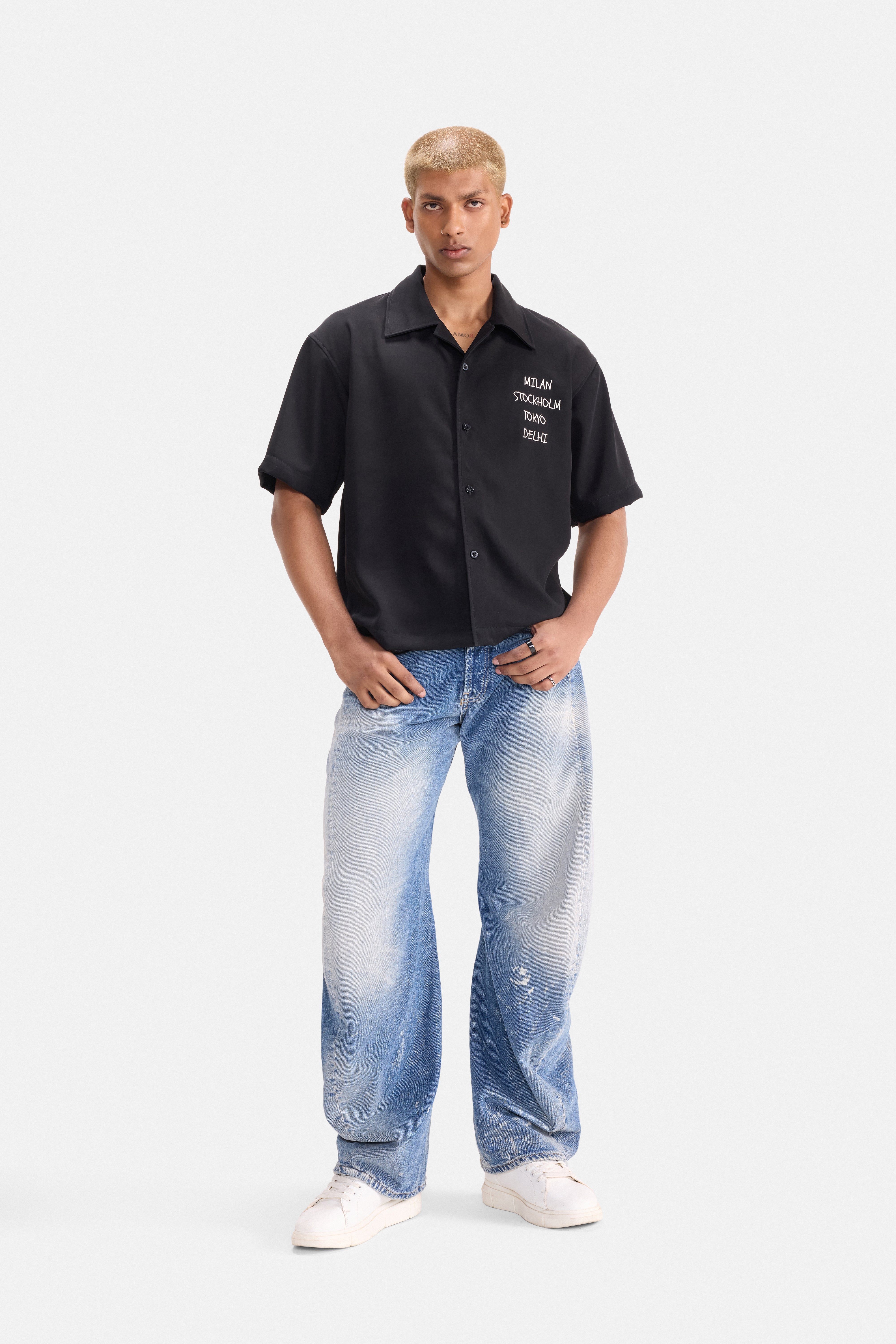 WORLD TOUR - BLACK BOWLING SHIRT