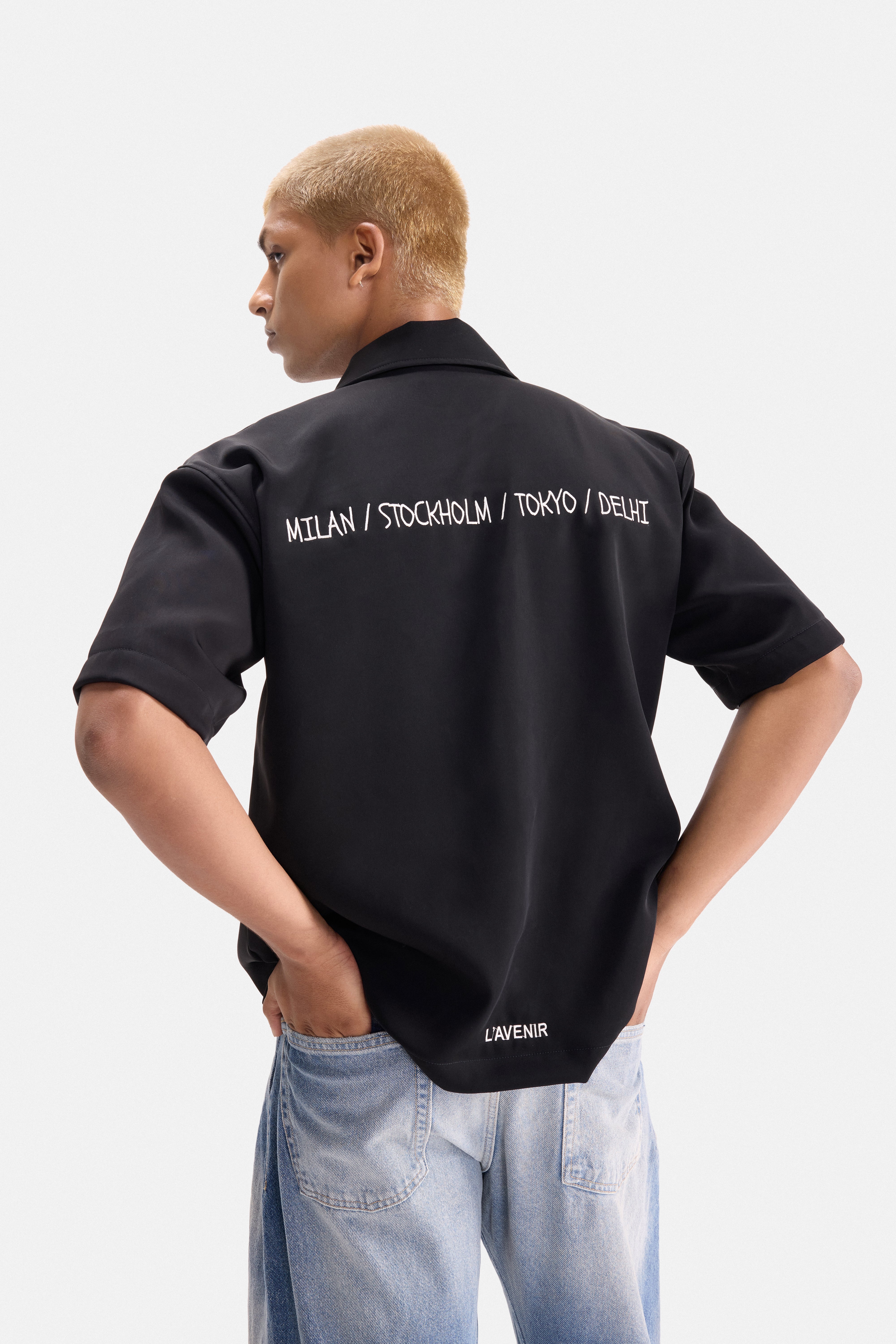 WORLD TOUR - BLACK BOWLING SHIRT
