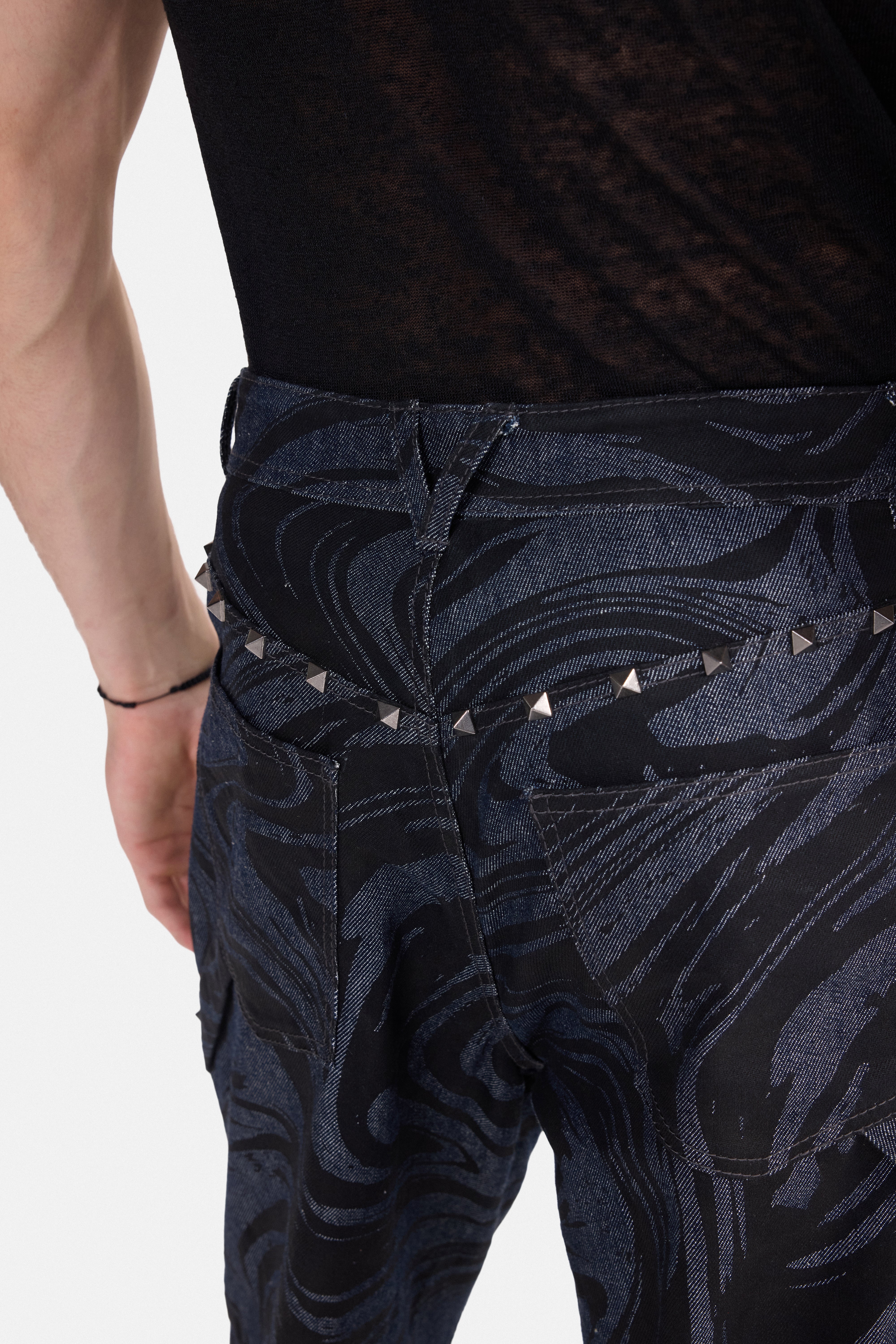 CHAOS THEORY – Swirl Print Pants
