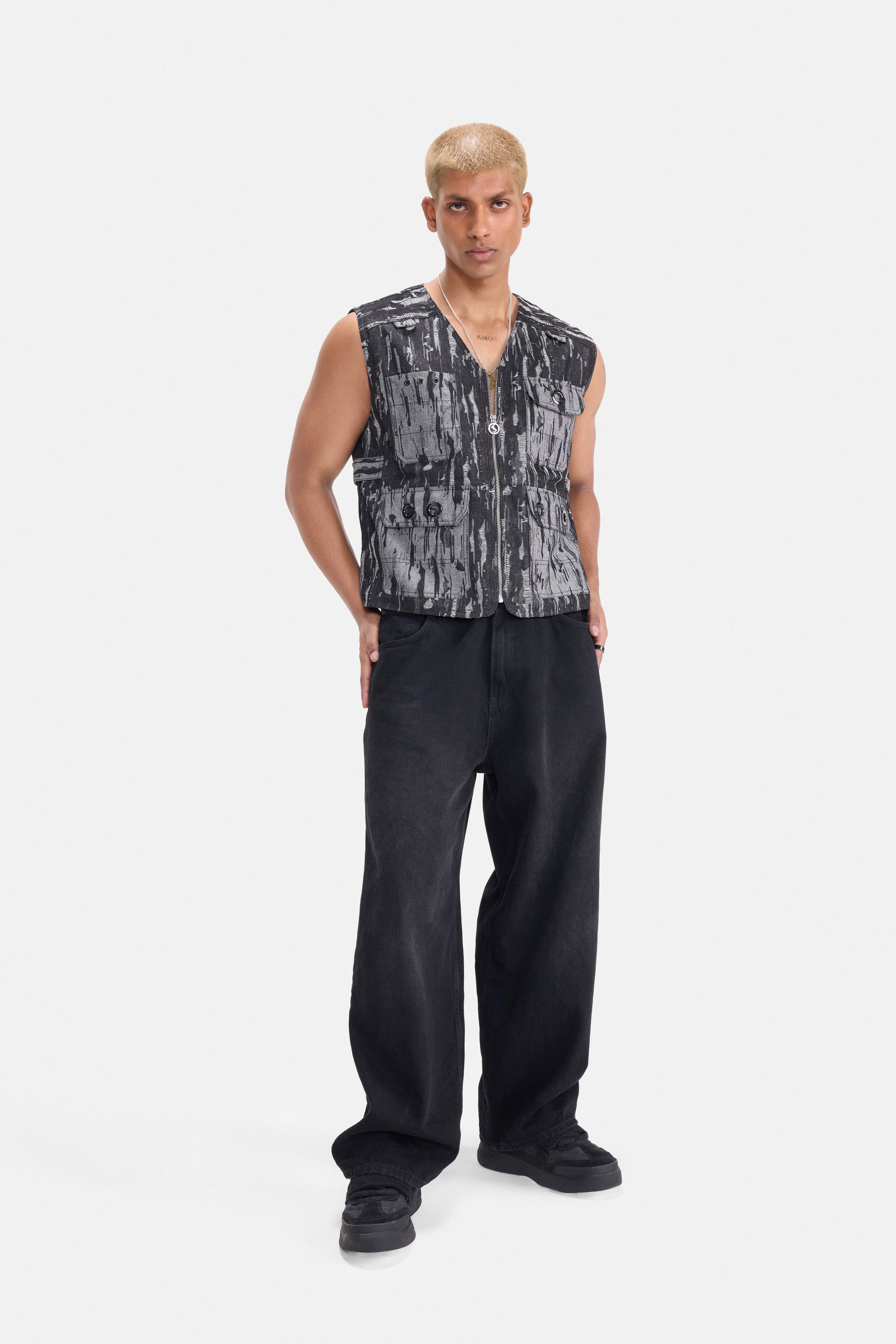 RIOT - ABSTRACT UTILITY GILET