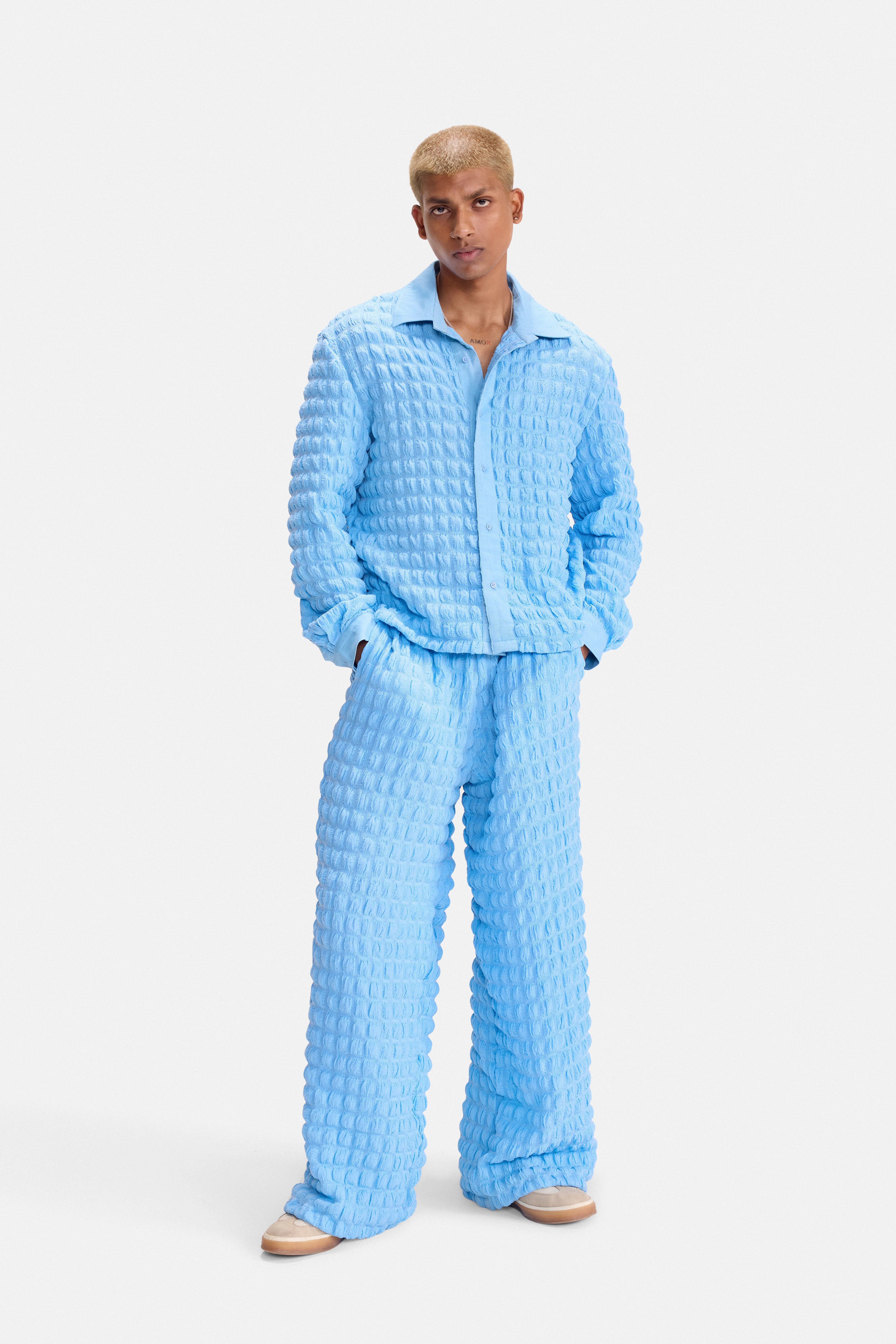 PURE CHAOS – Sky Stretch Waffle Co-ord