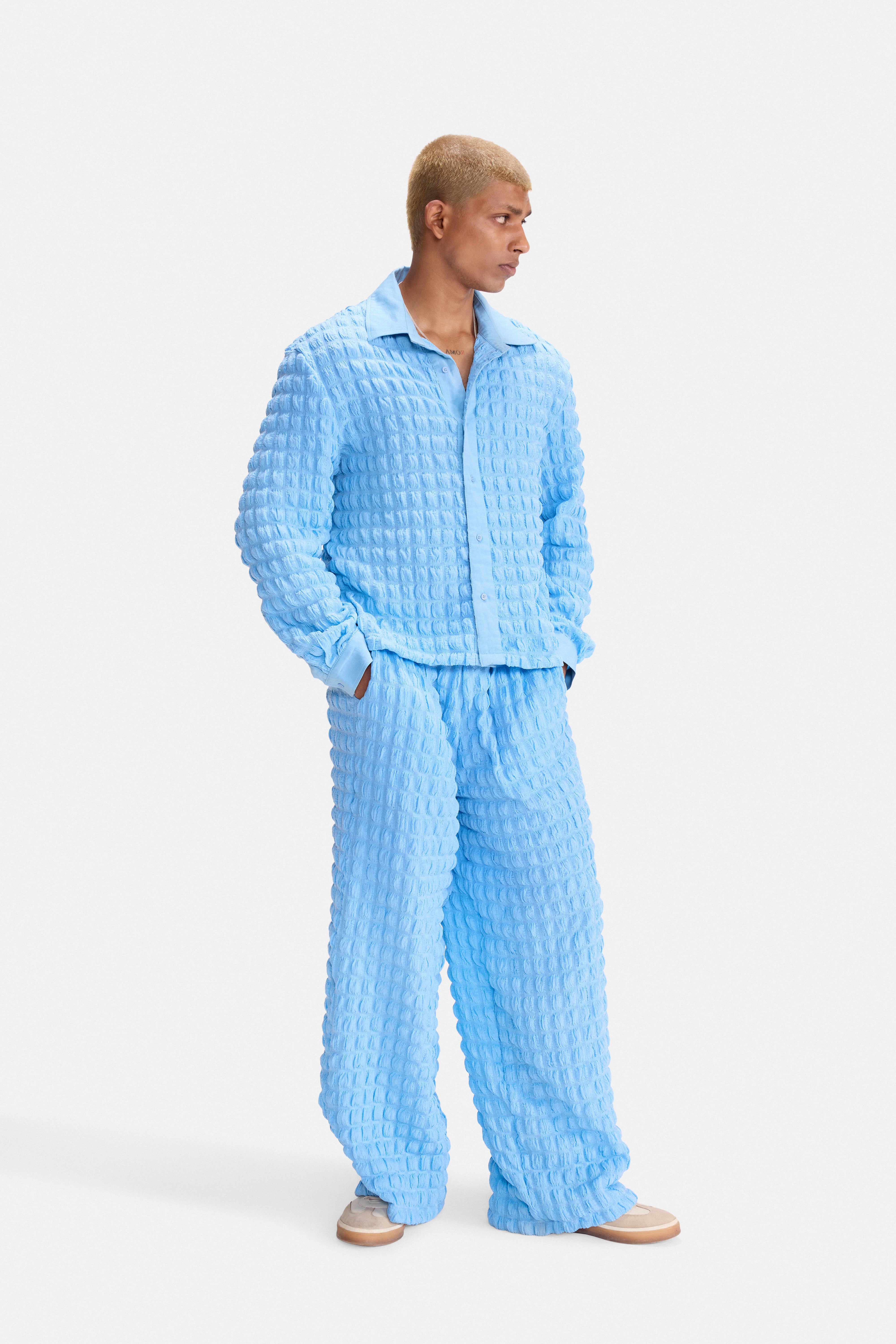 PURE CHAOS – Sky Stretch Waffle Co-ord