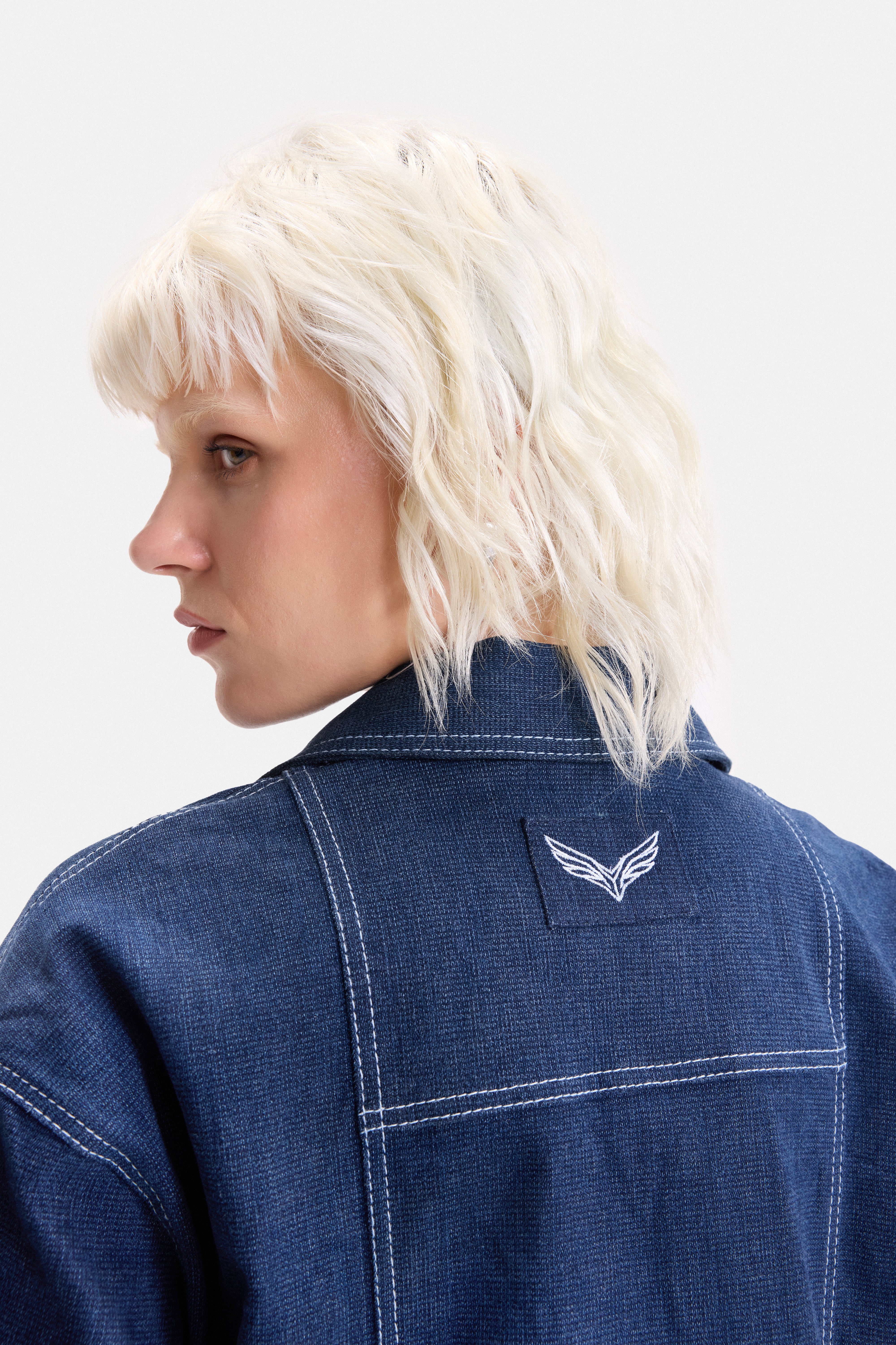 OFF DUTY – Denim Crop Shirt