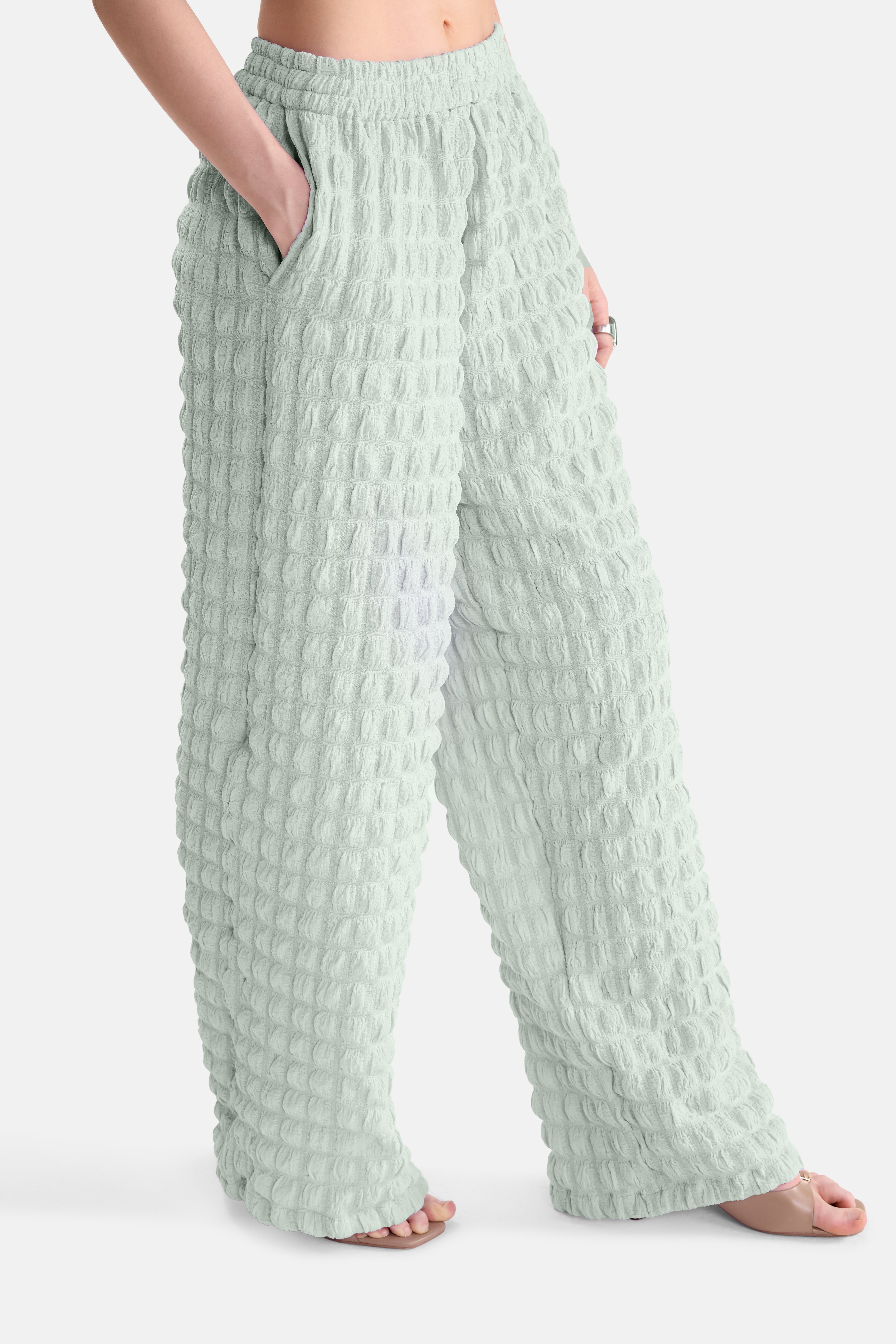 SOFT CHAOS - SAGE WAFFLE CO-ORD