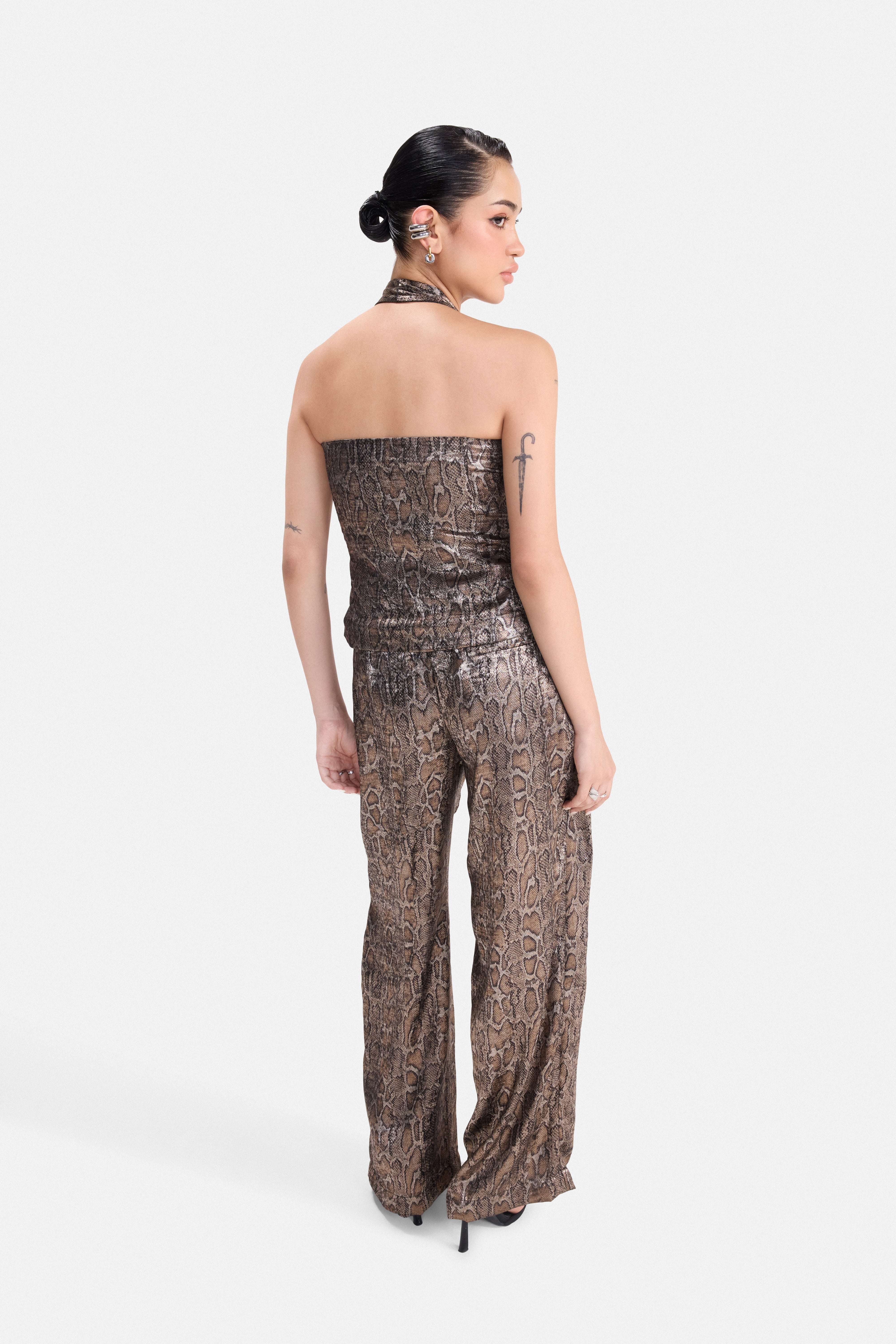 CRUSH - SNAKE SATIN CO-ORD