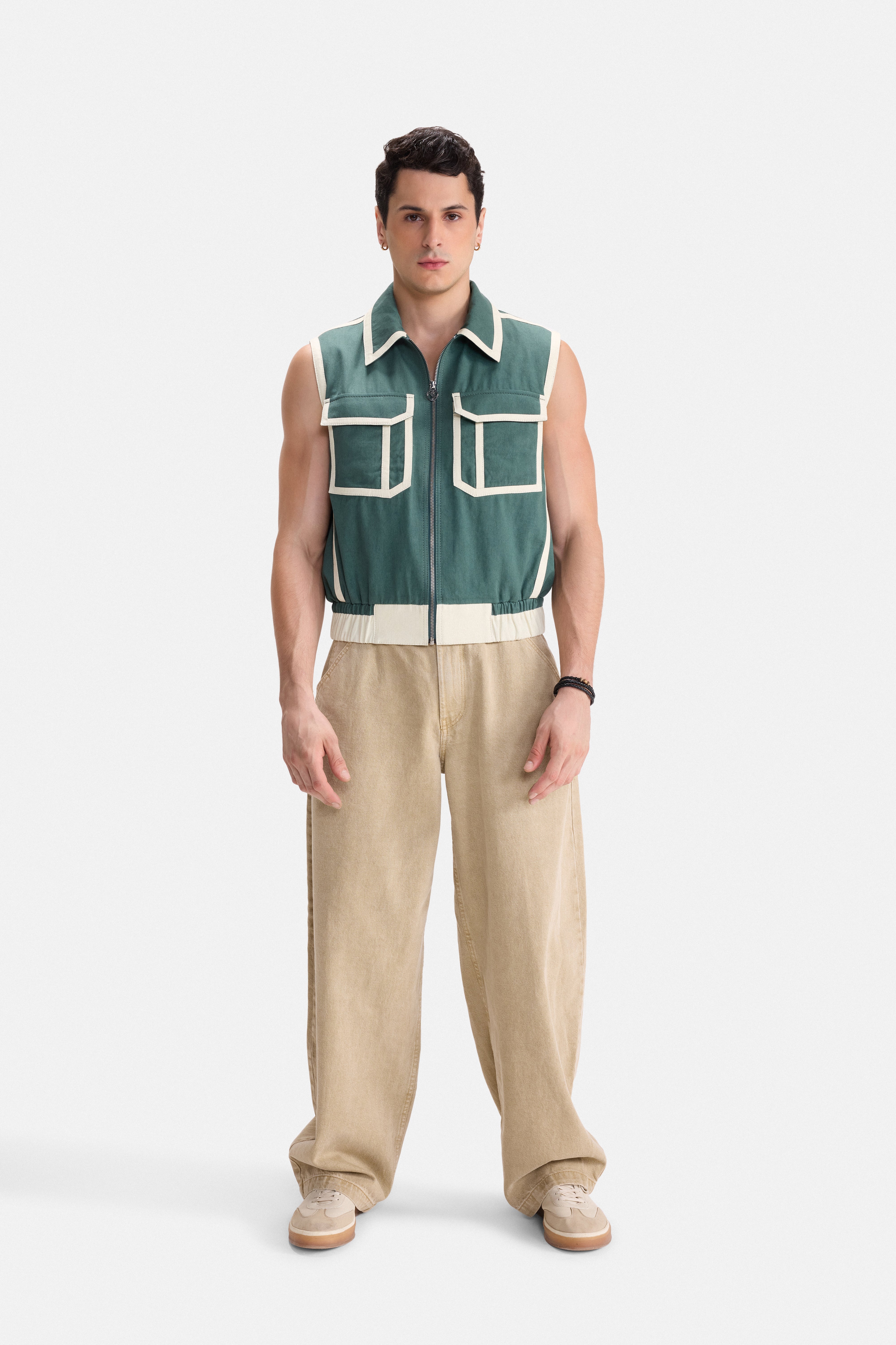 GREEN TRACE - EDGE BOUND UTILITY GILET