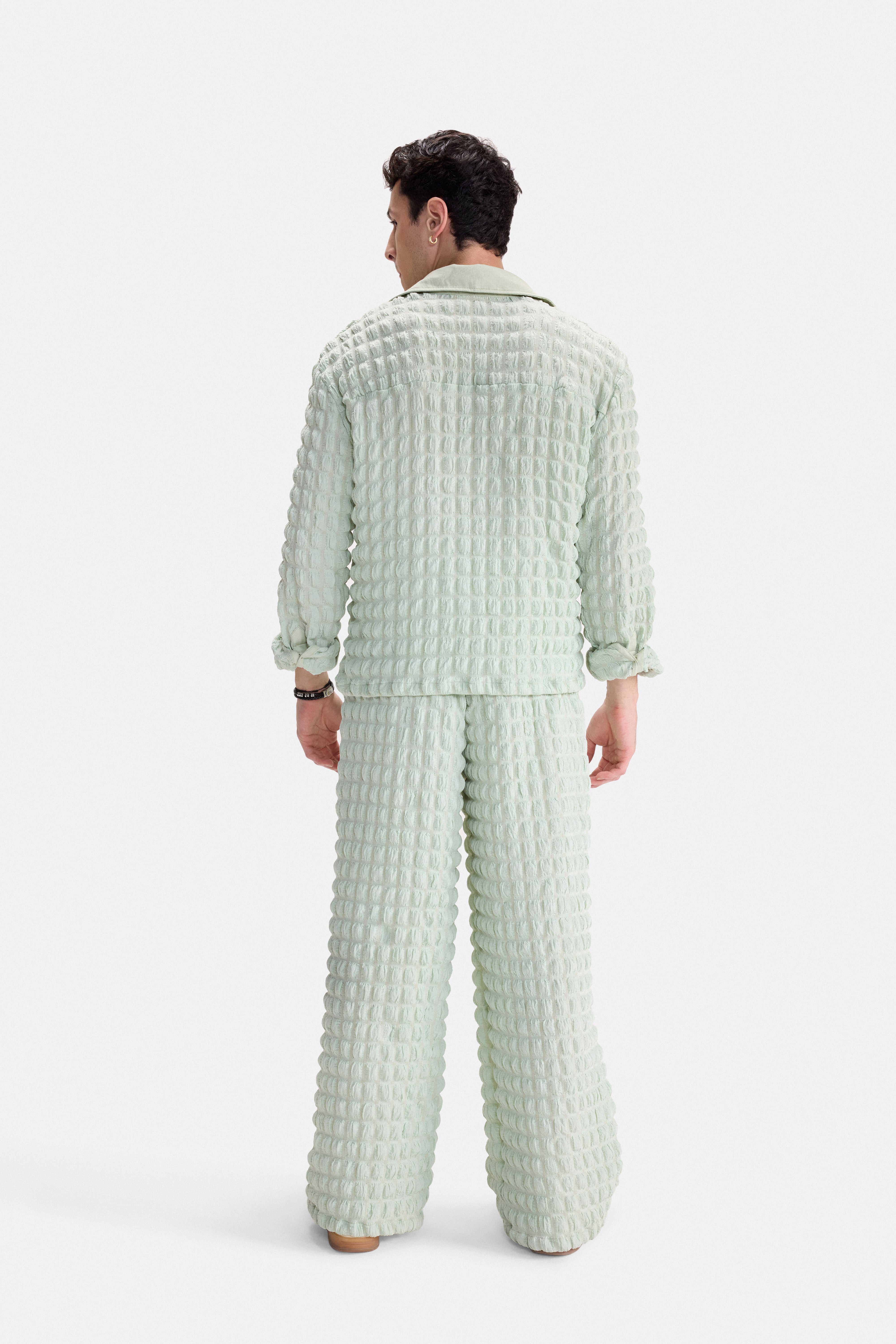 PURE CHAOS – Sage Stretch Waffle Co-ord