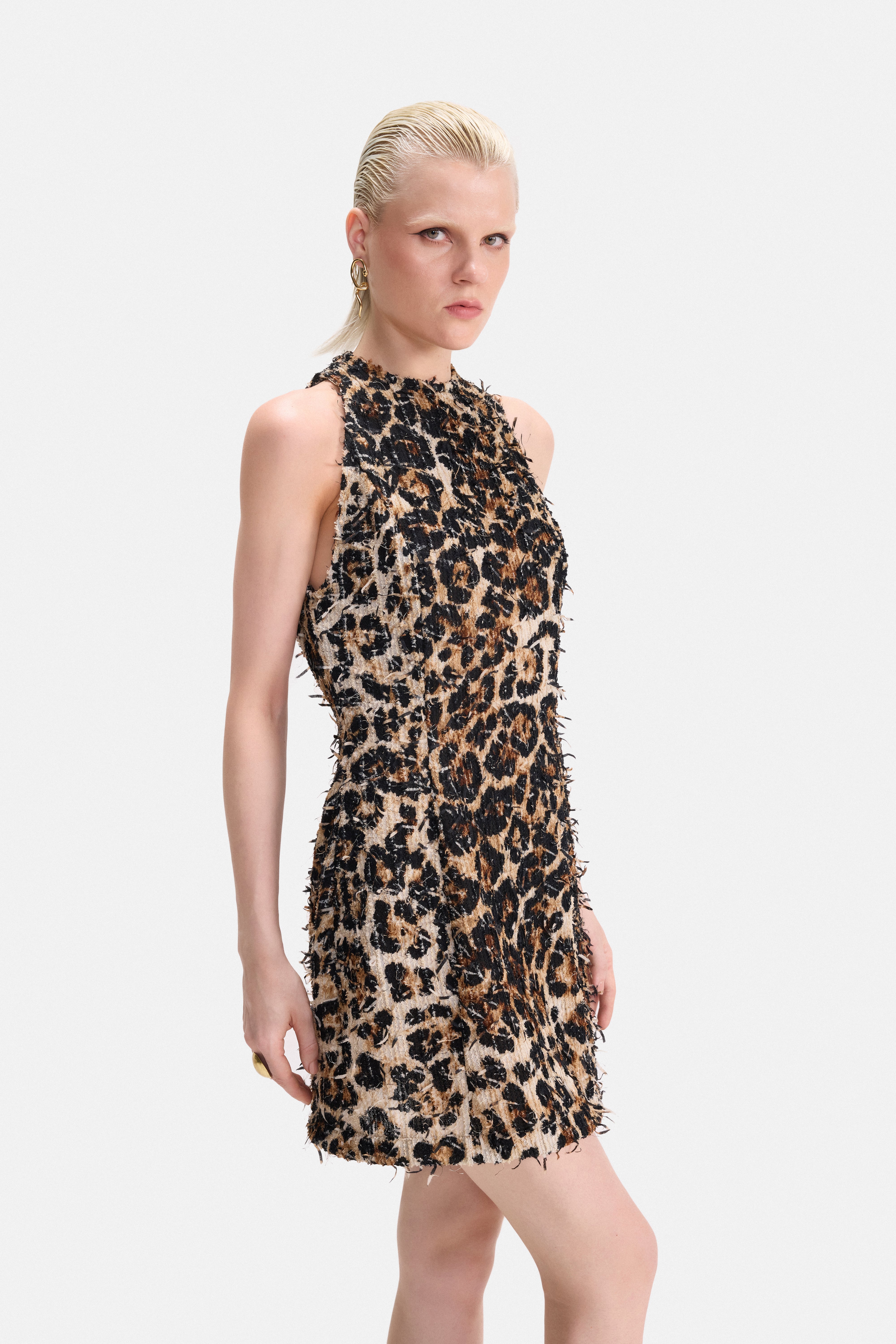 ALPHA – Leopard Statement Dress