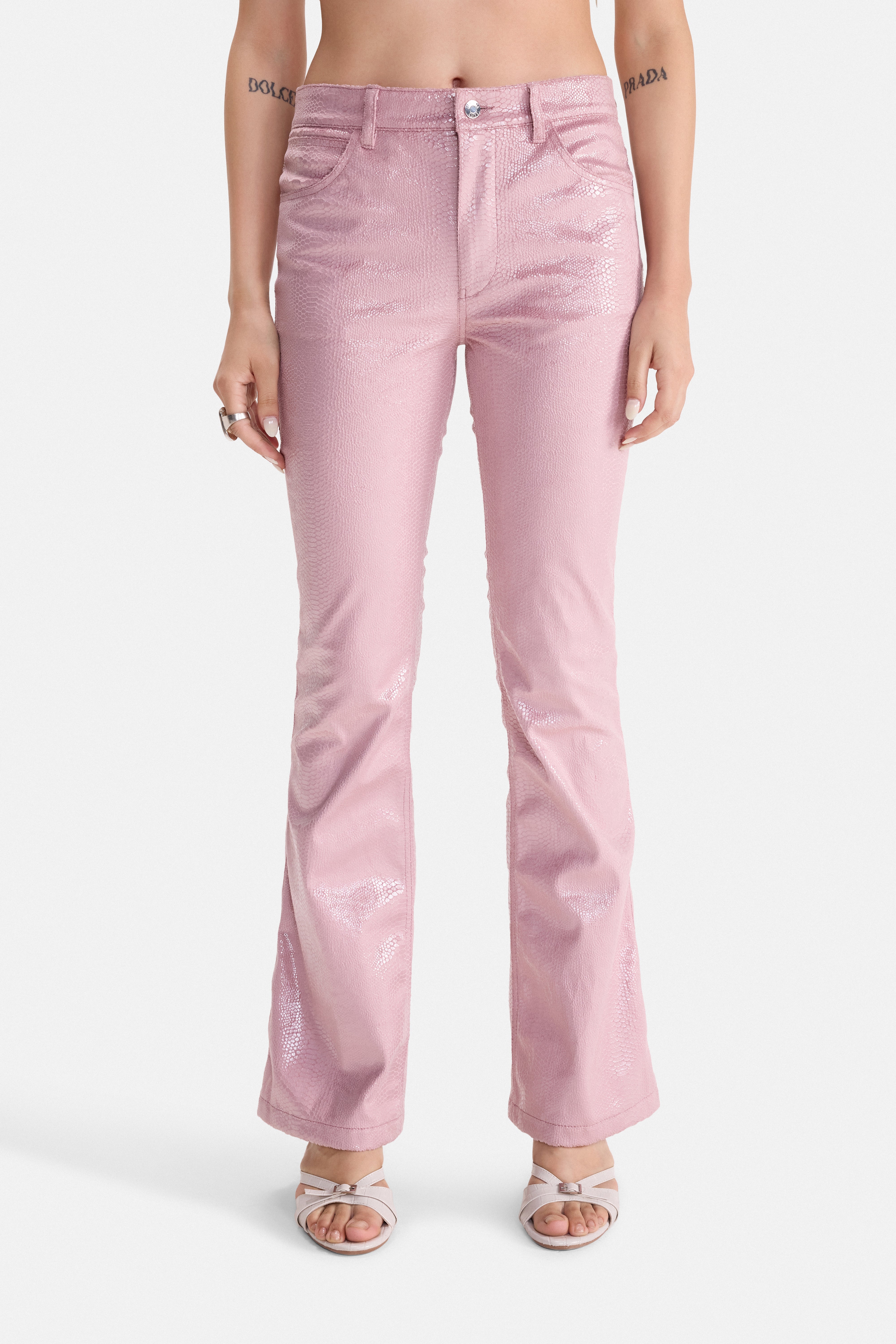 PINK VENOM – Leatherette Pants