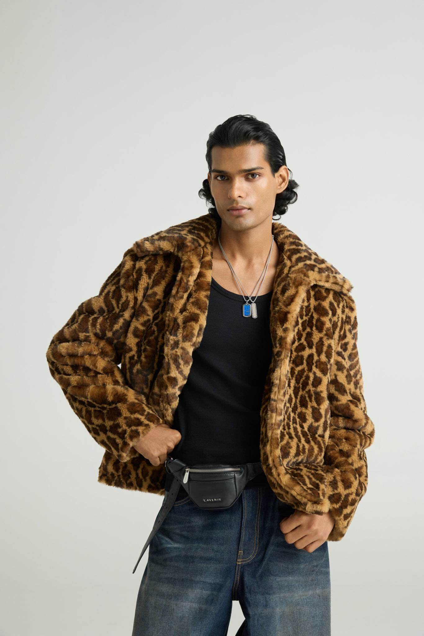 LEOPARDA - Faux Fur Jacket