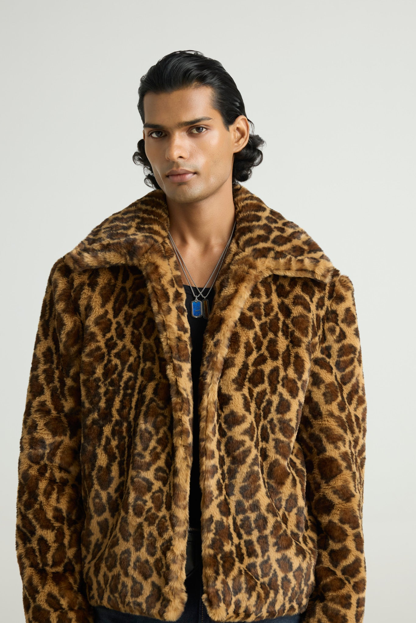 LEOPARDA - Faux Fur Jacket
