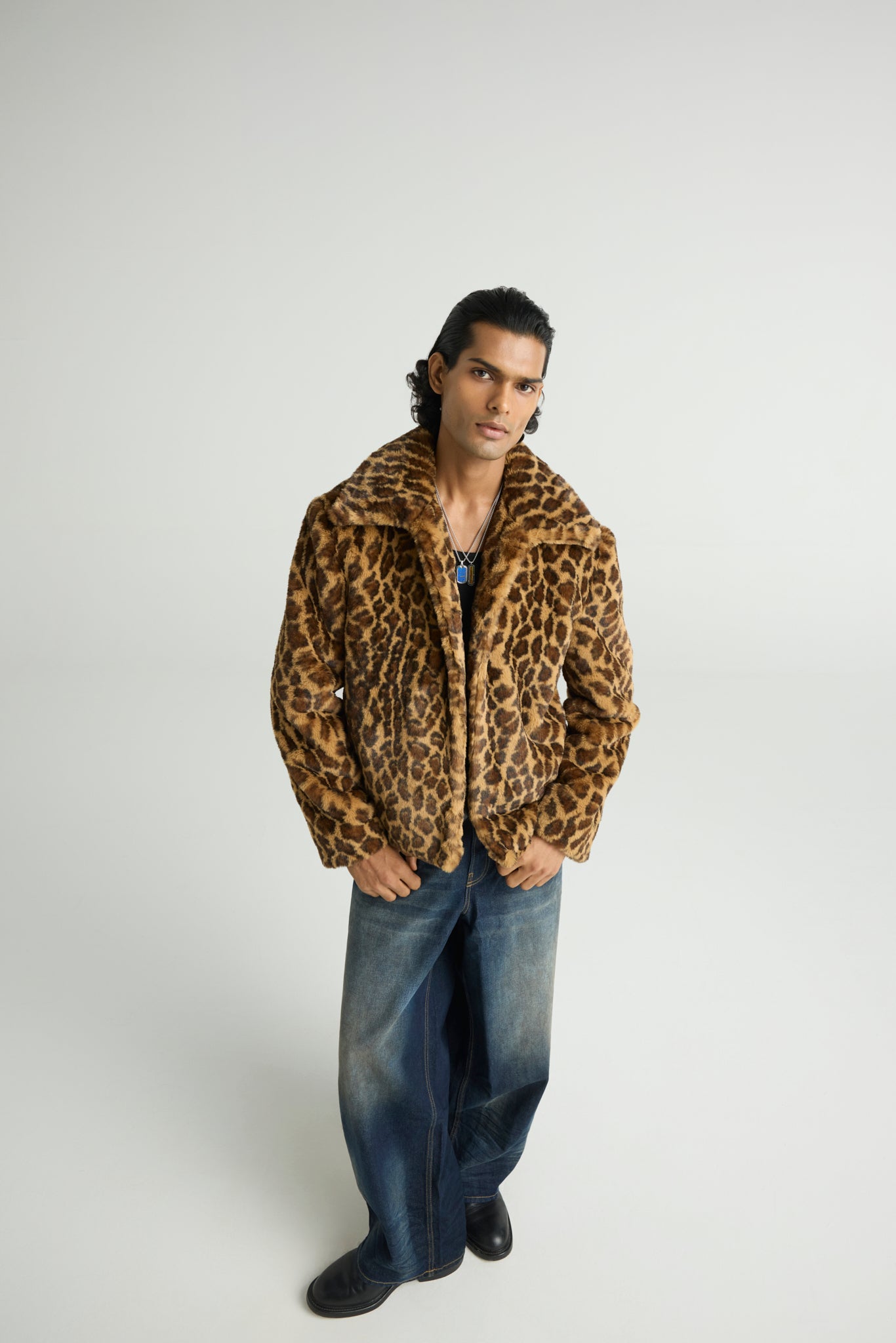 LEOPARDA - Faux Fur Jacket