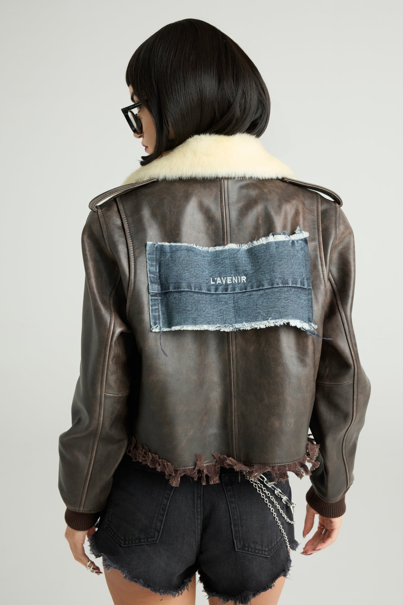 FERRERO – CROPPED AVIATOR JACKET