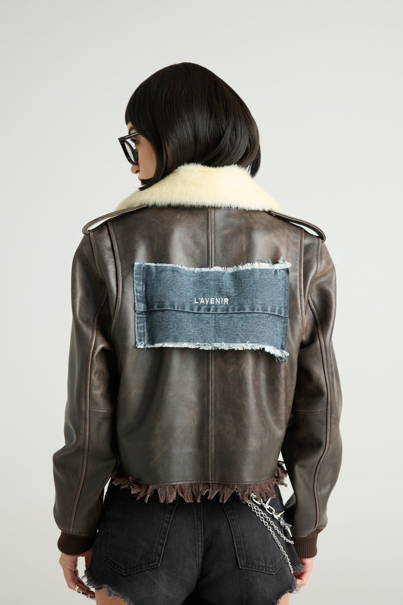 FERRERO – CROPPED AVIATOR JACKET