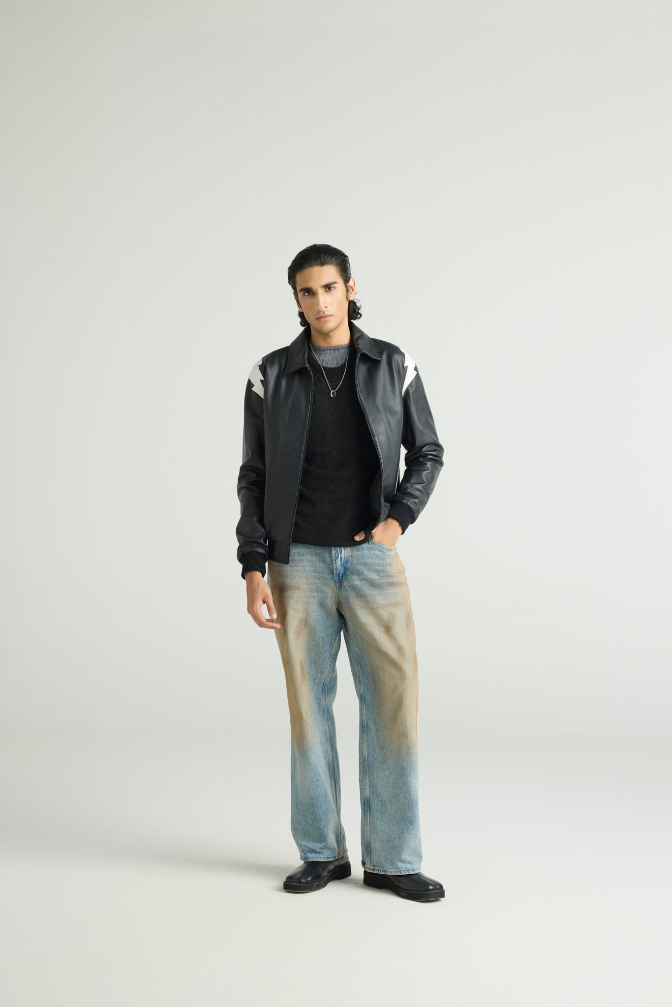 VOLTAGE — STRIKE LEATHER VARSITY