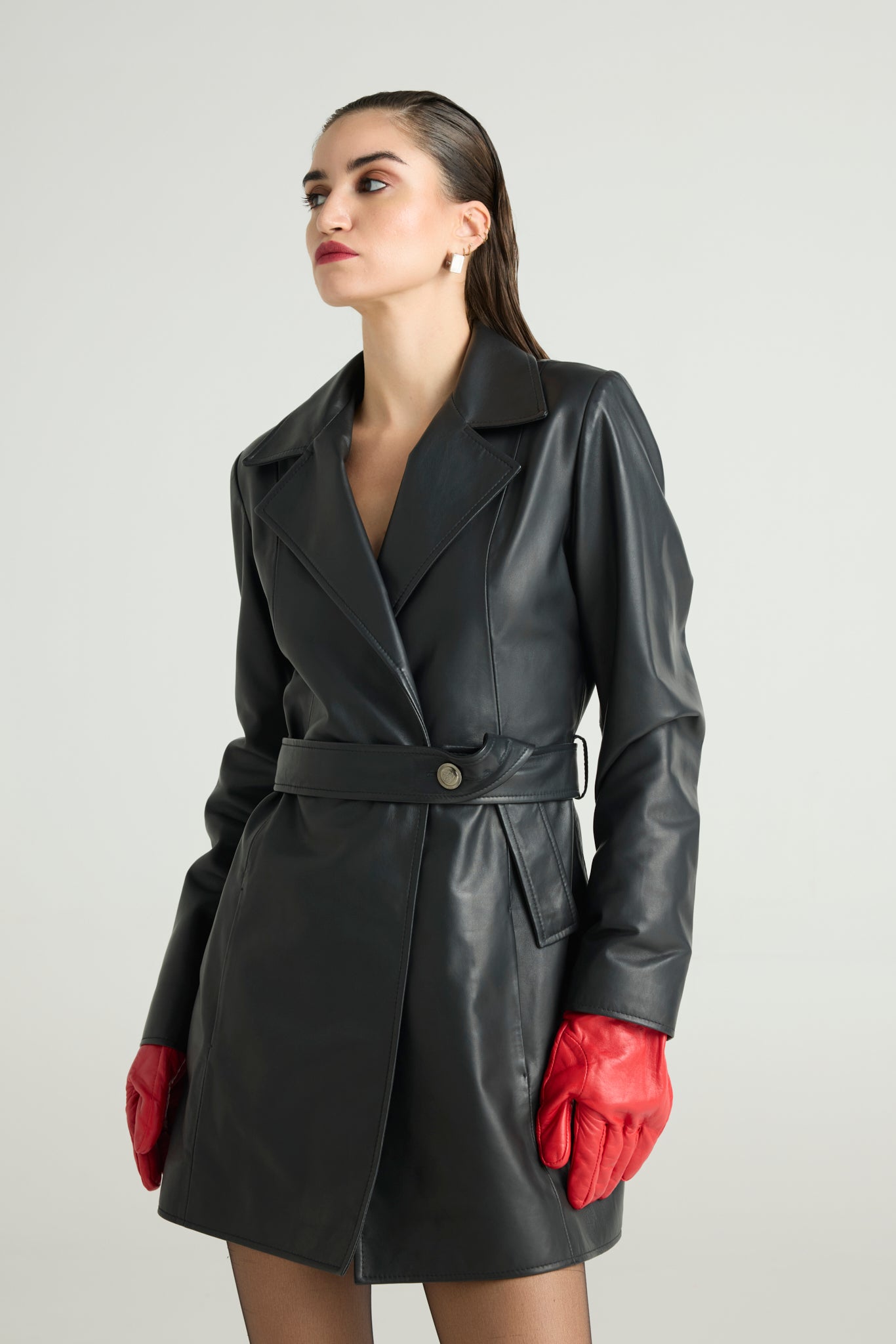 DOMINA — POWER LEATHER DRESS