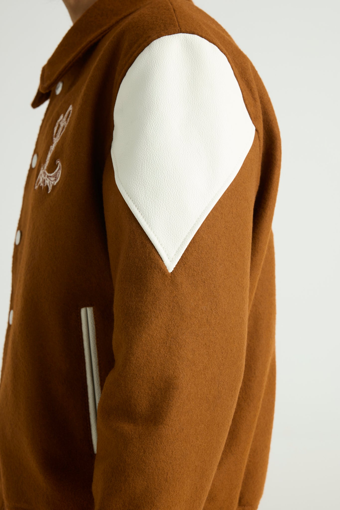 PHÉNIX - Wool & Leather Varsity Jacket (Heritage Revival Edition)