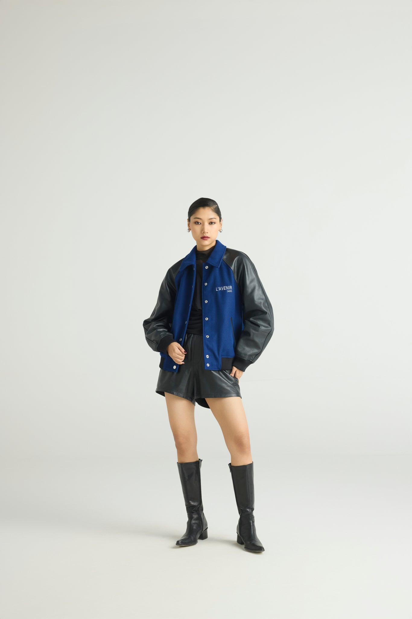 DRAGO - Wool & Leather Varsity Jacket (Dragon Edition)