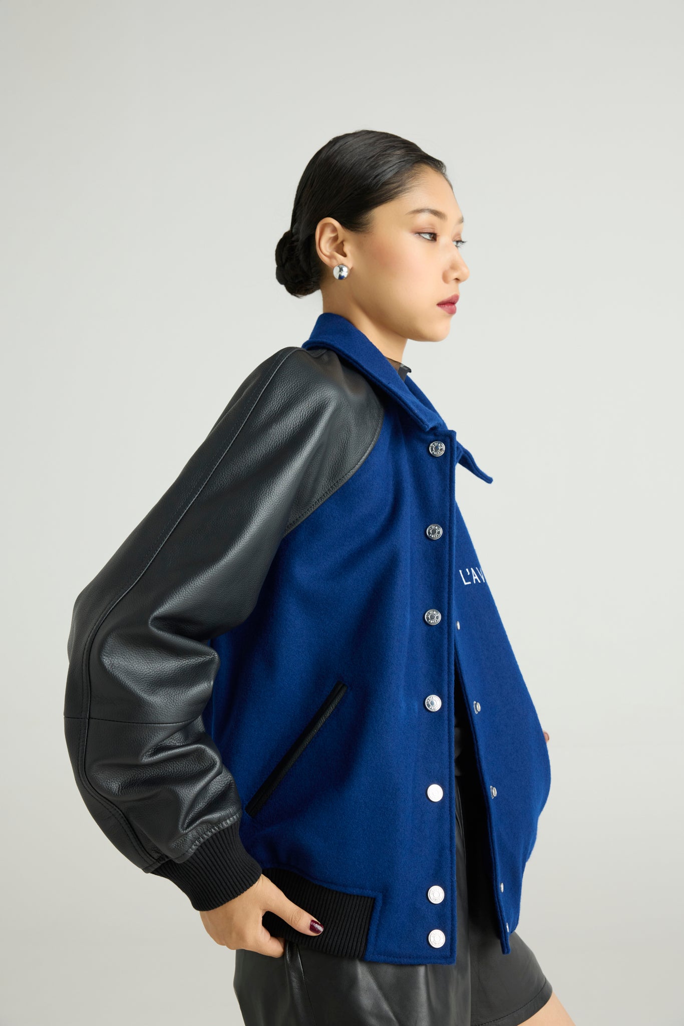 DRAGO - Wool & Leather Varsity Jacket (Dragon Edition)