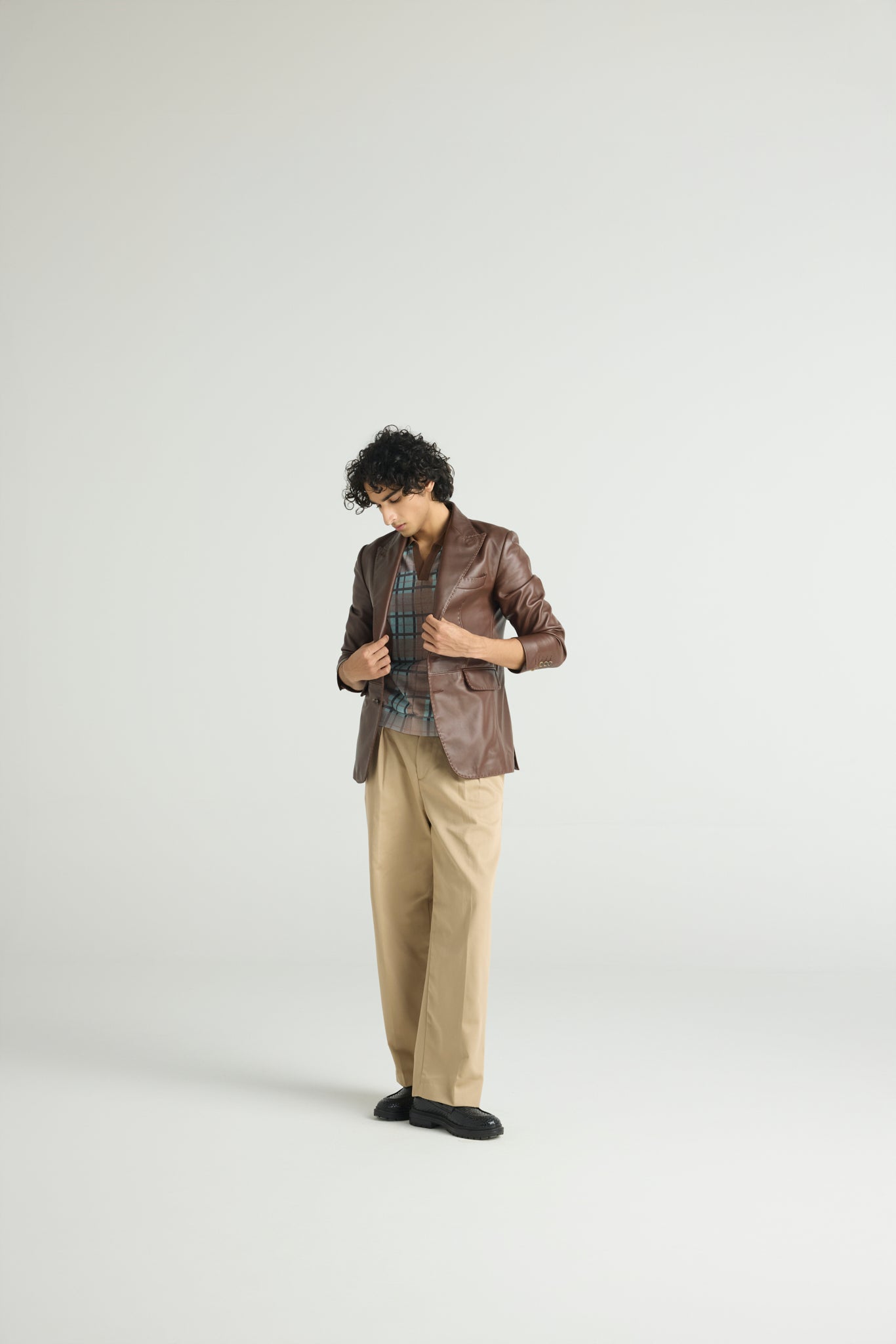 STITCH - Structured Leather Blazer