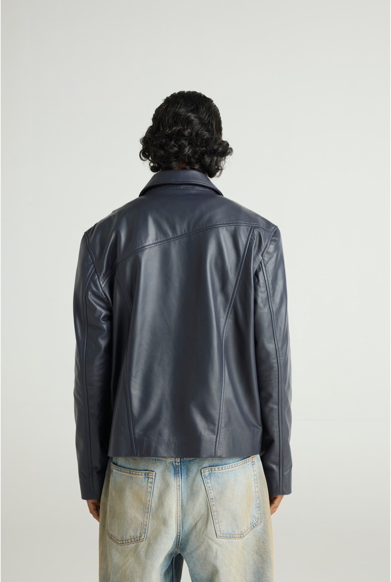 VERTEX - Utility Leather Jacket
