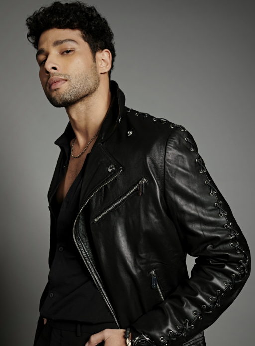 Tobias - Leather Biker Jacket - Black